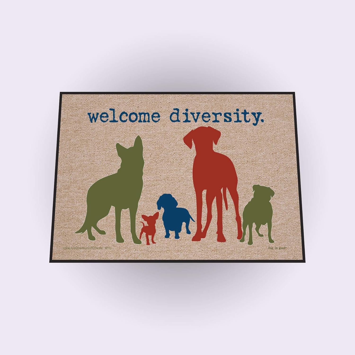 Amazon.com : High Cotton Outdoor Mat, Welcome Diversity : Patio, Lawn ...