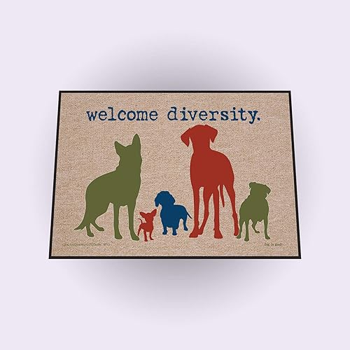 Alfombra de algodón para exteriores, diversidad de bienvenida