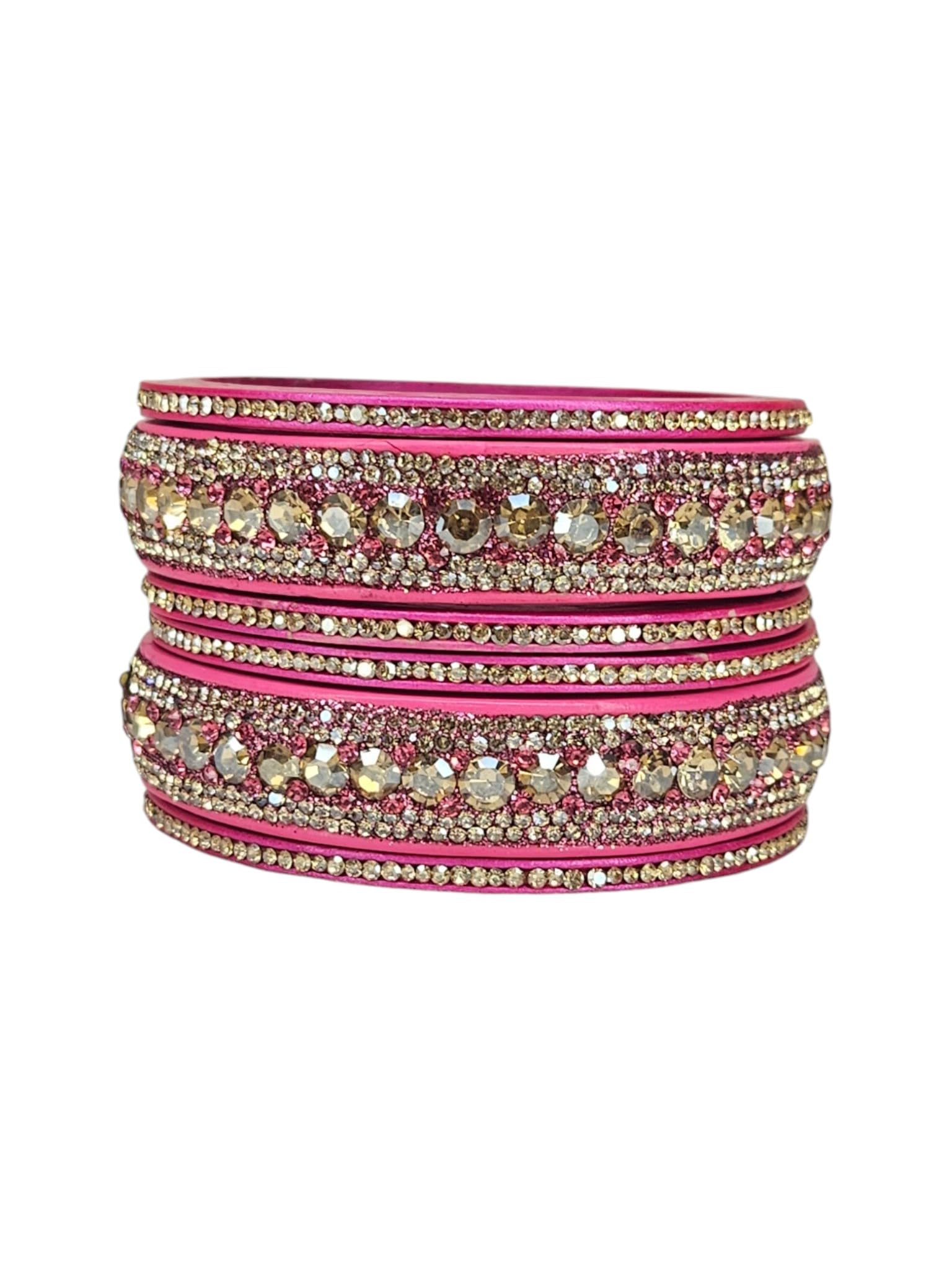 NY LIFESTYLEWS Rajasthani Traditional Lac Bangle Set for Women | Stone Work Ethnic Bridal Chuda Bangles | Multicolor Festive & Wedding Use Bangles for Girls | Set of 6pc-picture-37