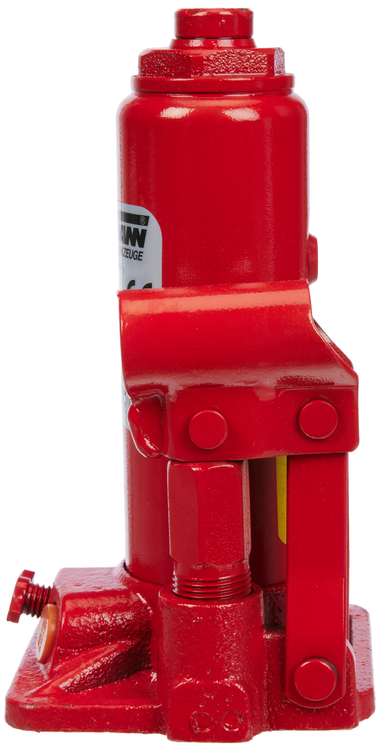 Brüder Mannesmann hydraulischer Wagenheber 3 t, TÜV/GS-geprüft, kompakt, Hubhöhe 19,5–38 cm, für Pkw und SUV, robuster Stahl, 1 Stück, 2,6 kg, 12,5×11×21 cm | M 007-T-GS3