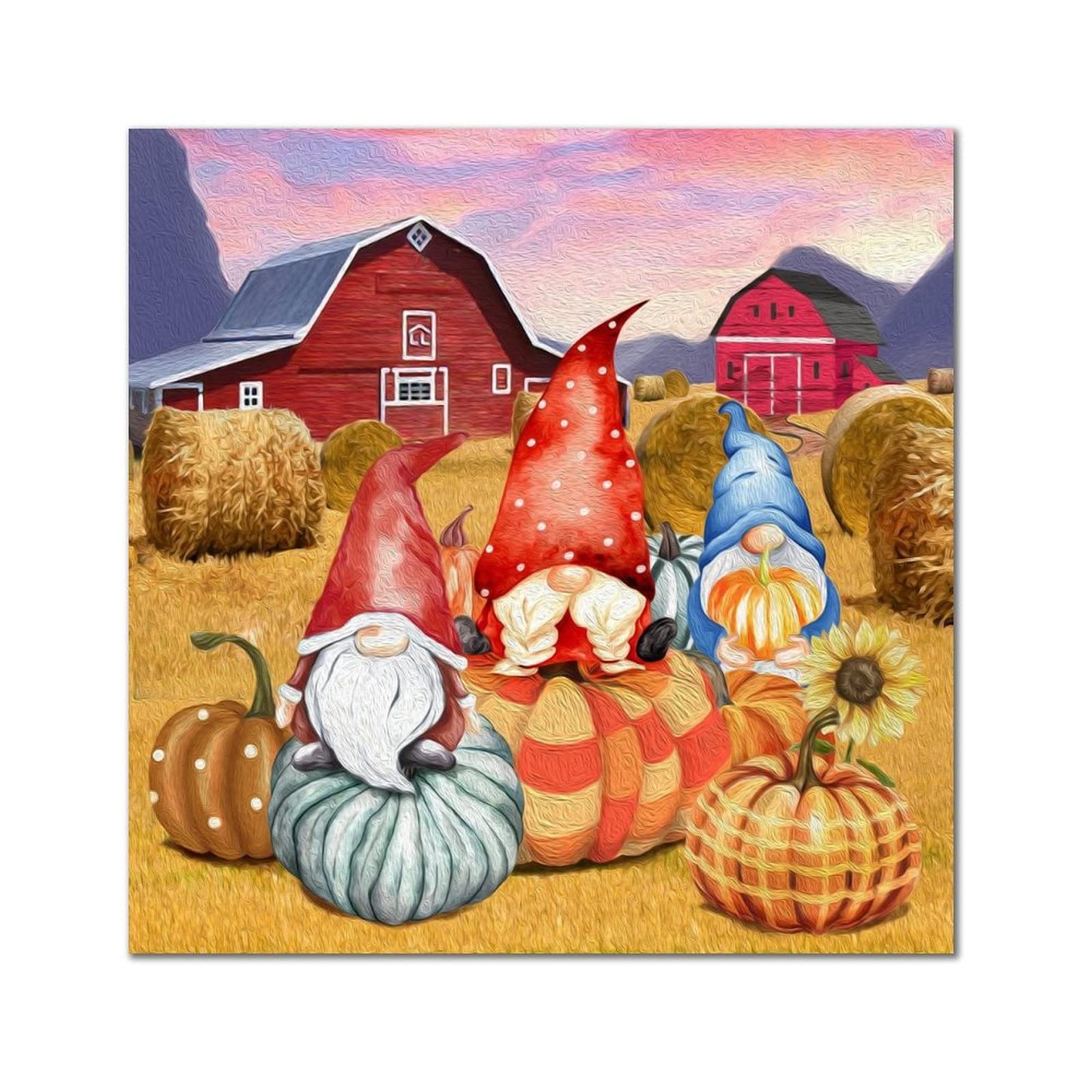 Plaque murale citrouille bois de grange decoration Thanksgiving suspendre
