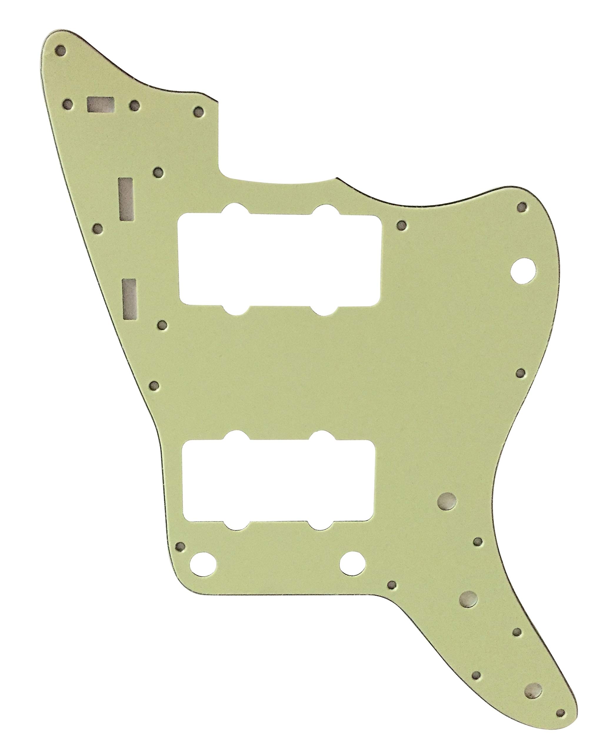 For US Jazzmaster Scratch Plate Guitar Pickguard (3 Ply Vintage Green)