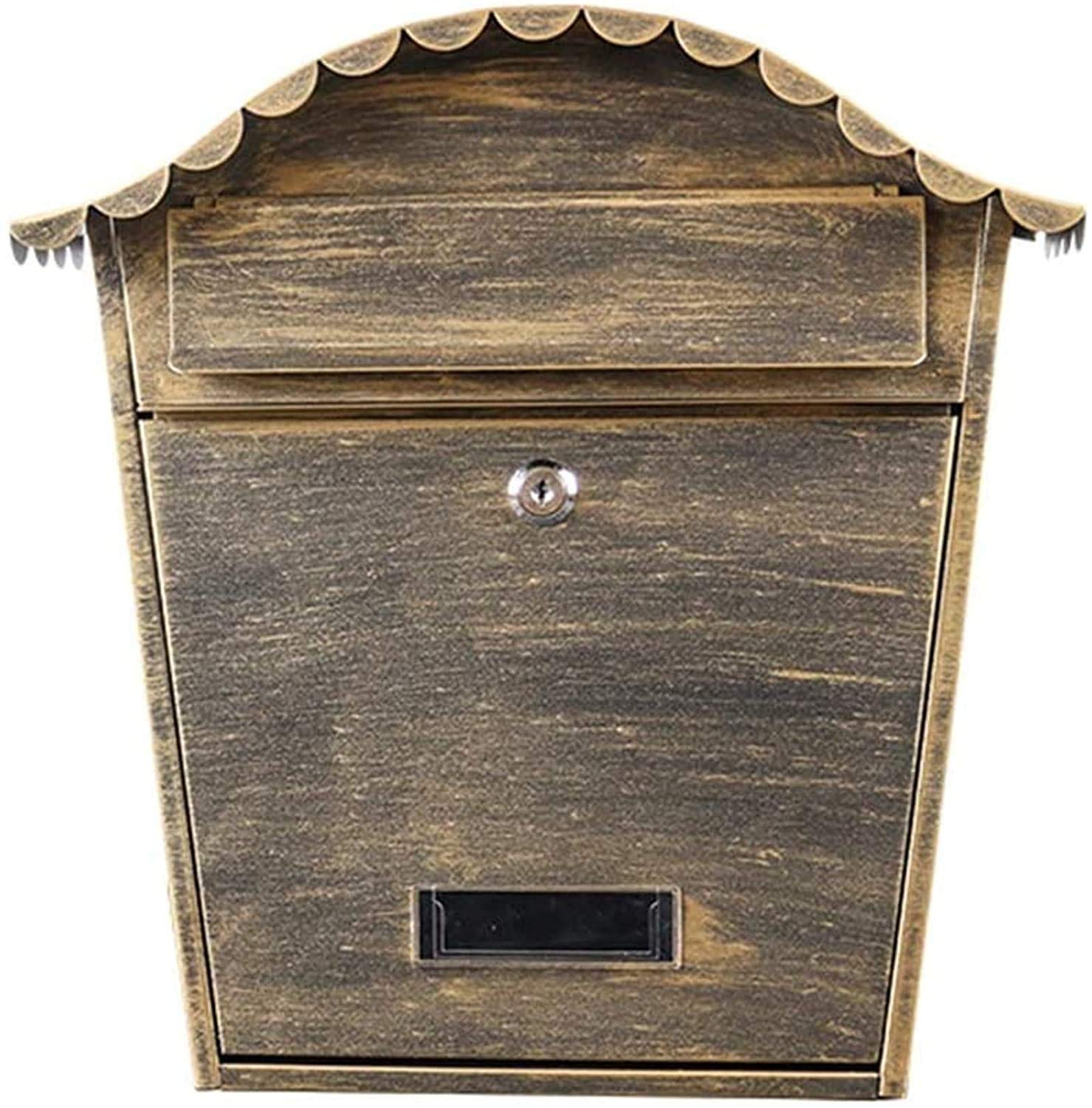 Boîte aux lettres murale étanche avec serrure et clé pour villa européenne