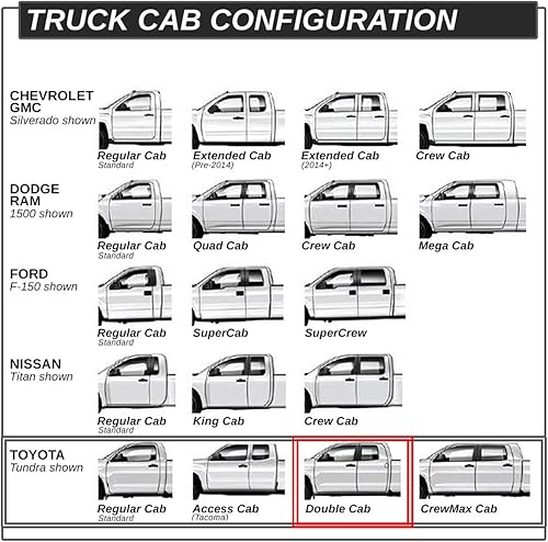 Miniatura 6 de DNA MOTORING Estribos de 6 pulgadas compatibles con cabina doble (tripulación) 07-21, barras Nerf de acero inoxidable con escalón lateral,