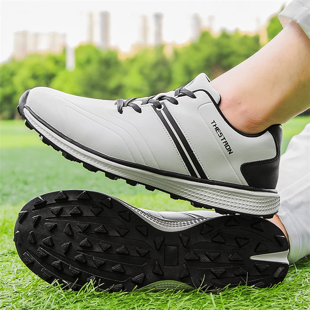 Scarpe da Golf Impermeabili da Uomo per Golfisti Professionisti Scarpe Antiscivolo per attività All'aperto E Allenamento