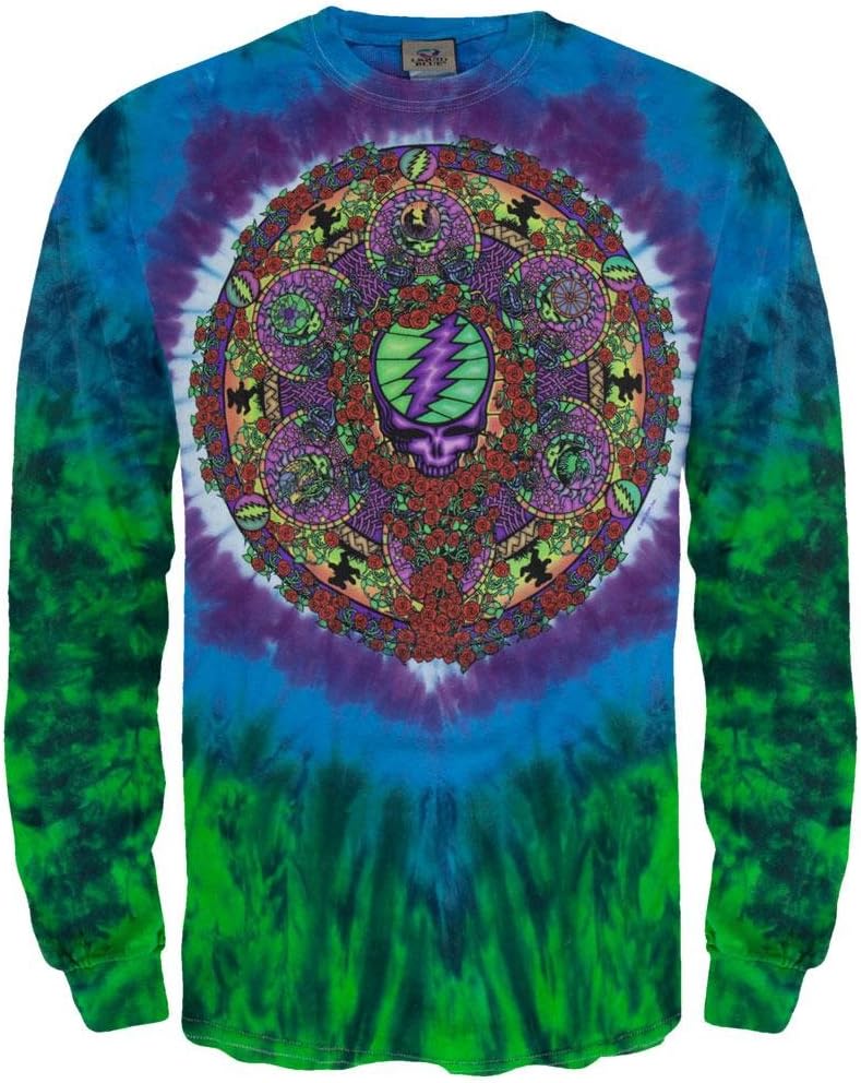 Liquid Blue Men's Grateful Dead Celtic Mandala Long Sleeve T-Shirt