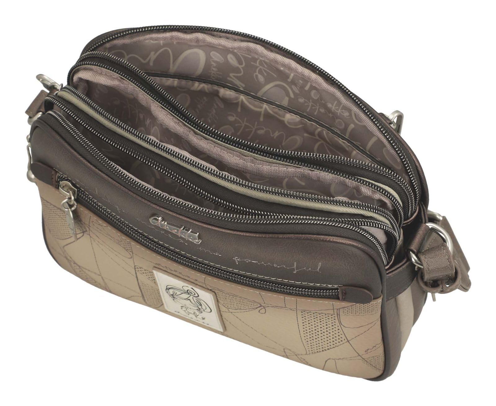 Bandolera mediana Auralis 42813-188 en multicolor - Mujer