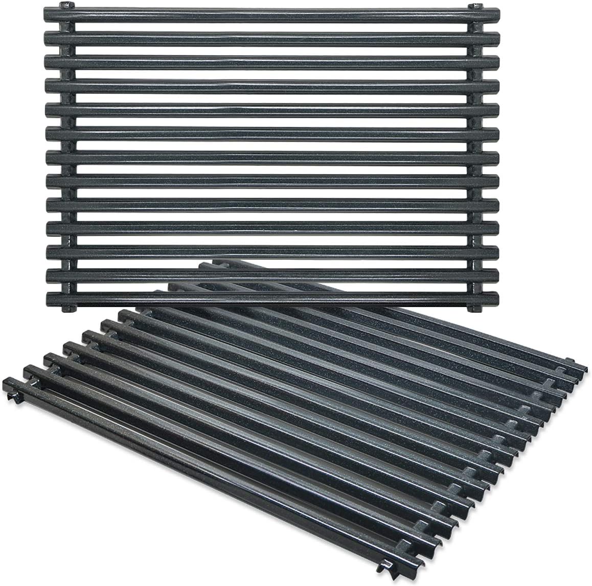 Antree 7525 Porcelain Enameled Grates (17.4 x 11.8 x 0.25) for Weber Spirit 300 Series, Spirit 700, Genesis Silver Gold B/C Replacement Weber 7525 Grates