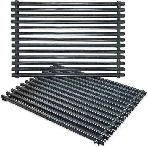 Antree Rejillas esmaltadas de porcelana 7525 (17.4 x 11.8 x 0.25) para Weber Spirit 300, Spirit 700, Genesis Silver Gold BC de repuesto Weber 7525