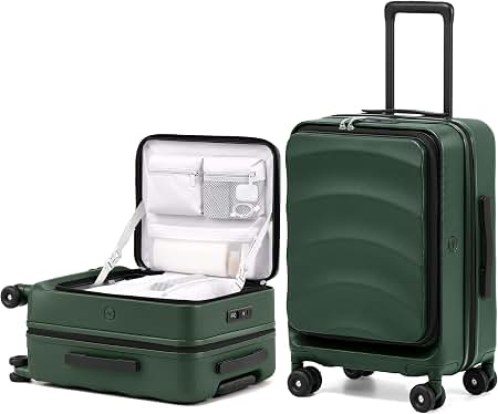 Amazon.com: Hanke 20 Inch Expandable Carry On Luggage 22x14x9