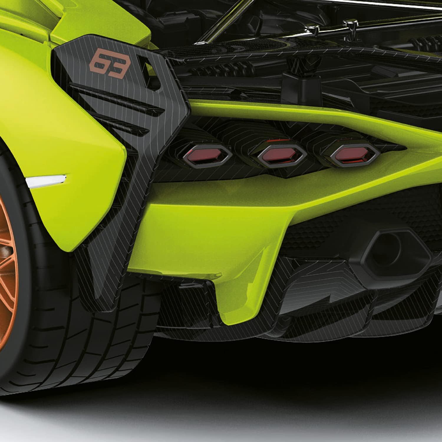 MONDO RC Lamborghini Sian Kit 8 km/h, skala 1:18, zielony 63692