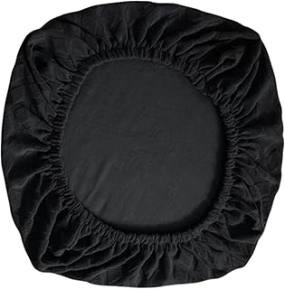 Office Chair Seat Cover, 1 Pack, Stretch, Black, Fit | Stretchy Soft Fabric, Fits Most Desk Chairs, Ideal for Home Office Use