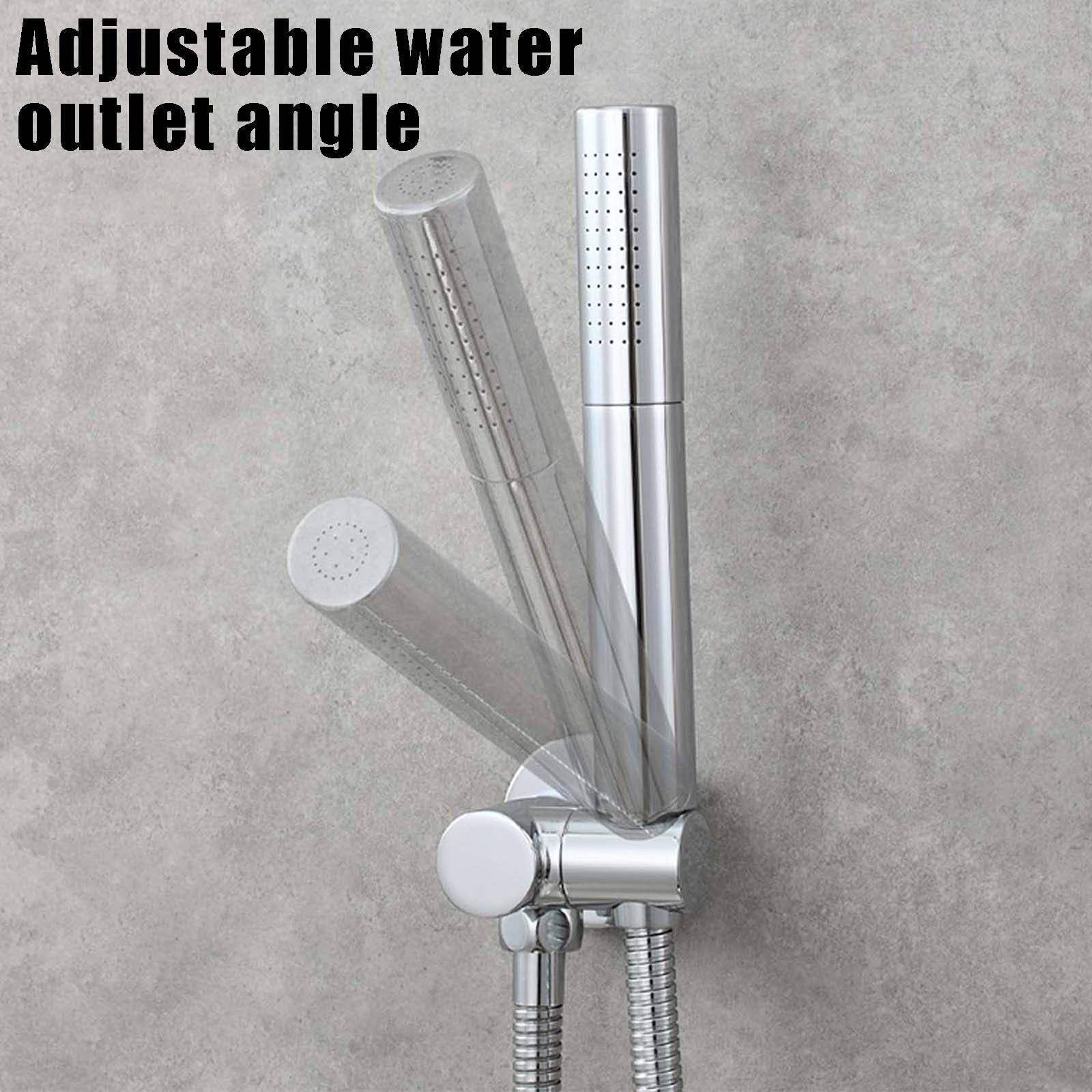 Soporte Ducha Pared Montado en La Pared Soporte Alcachofa Ducha Rotación de 360° Soporte Ducha Latón Soporte de Ducha Redondo Soporte para Ducha Apertura 20 mm Soporte Ducha Barra