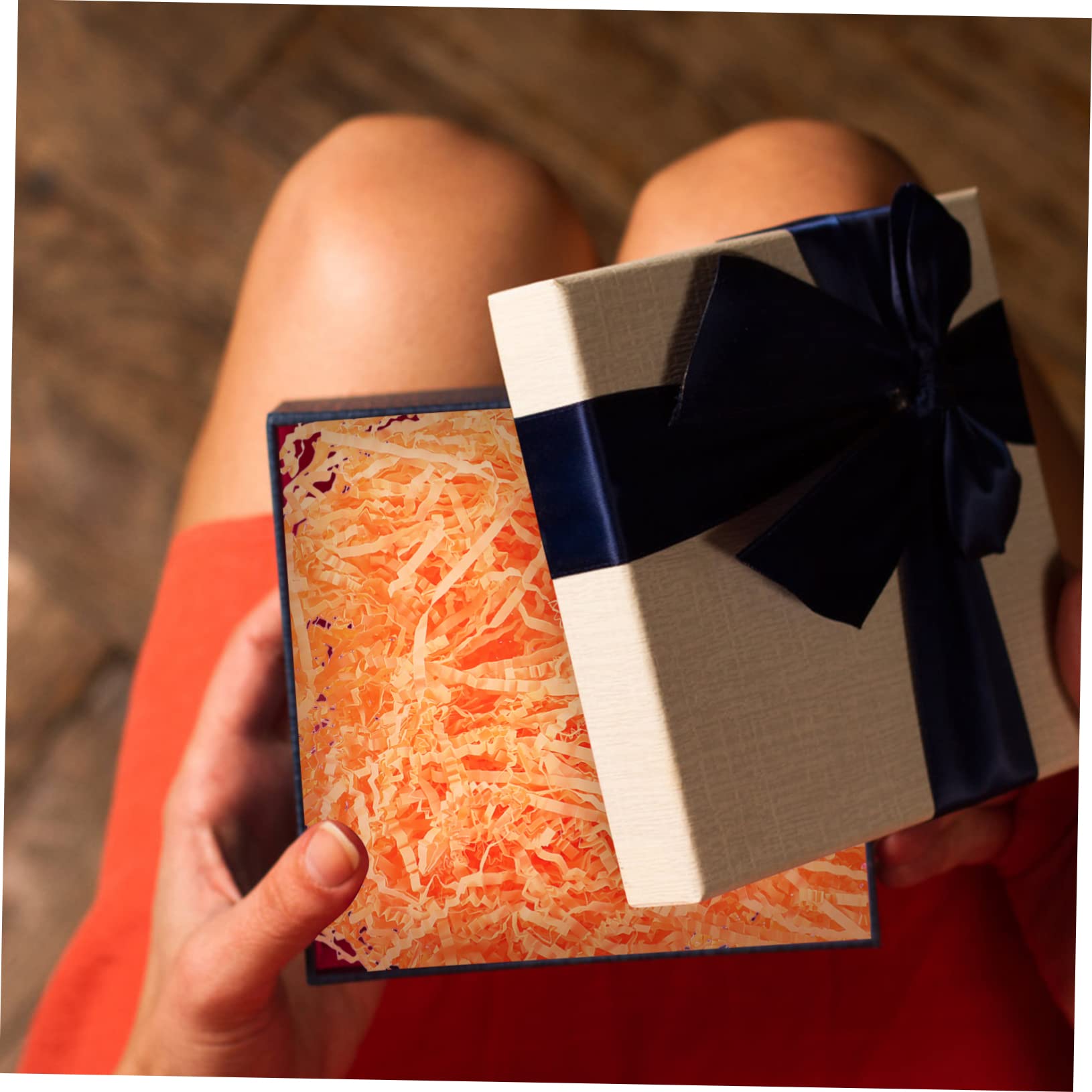Vaguelly 1Tasche Füllpapier Aus Zerkleinertem Papier Leichtes Und Sicheres Für Geschenkkörbe Für Geburtstage Hochzeiten Und Weihnachten