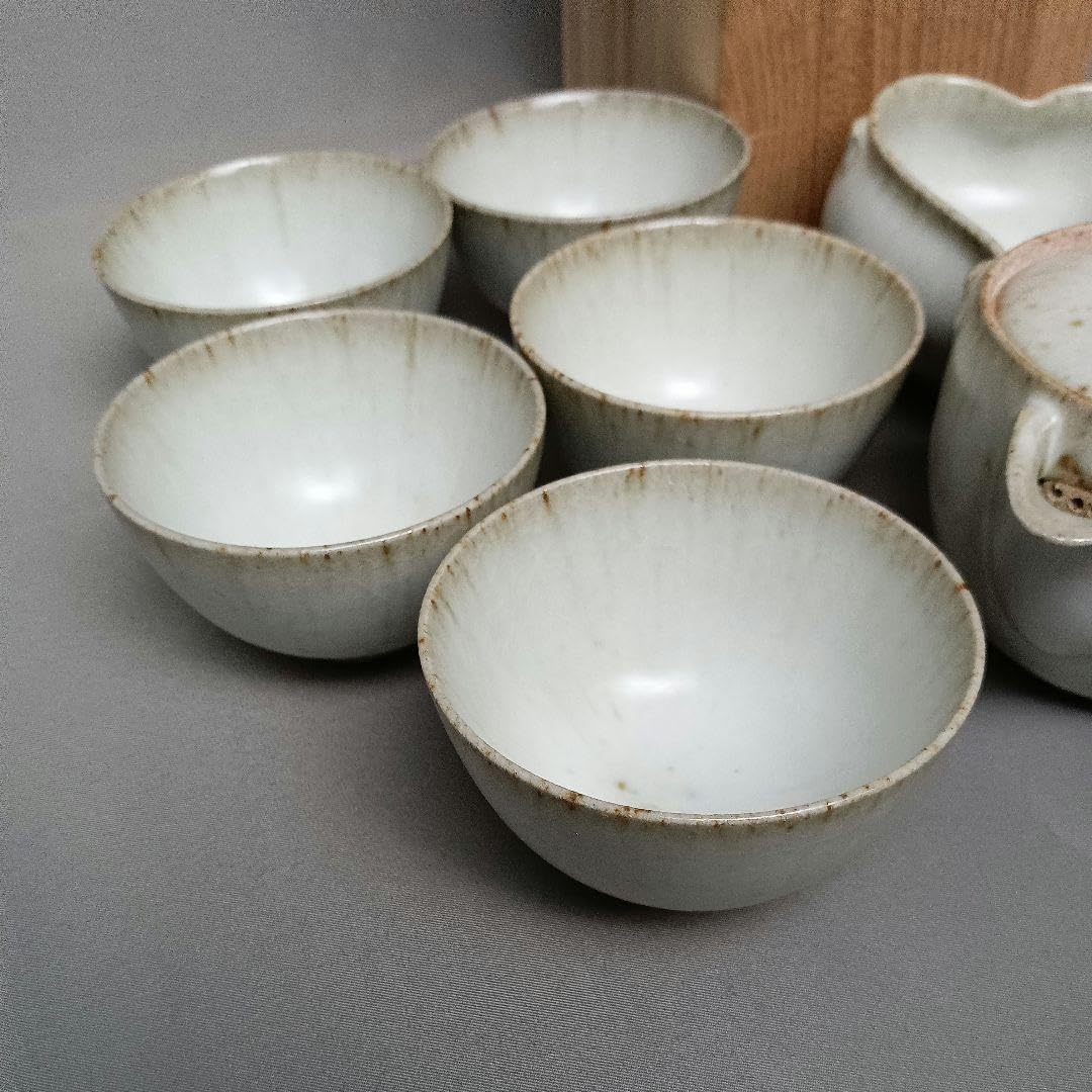 青龍窯残雪釉小鉢 5点セット 平清水焼 青龍窯残雪釉小鉢 5点セット 平清水焼 平清水焼 青龍窯 残雪 湯呑み