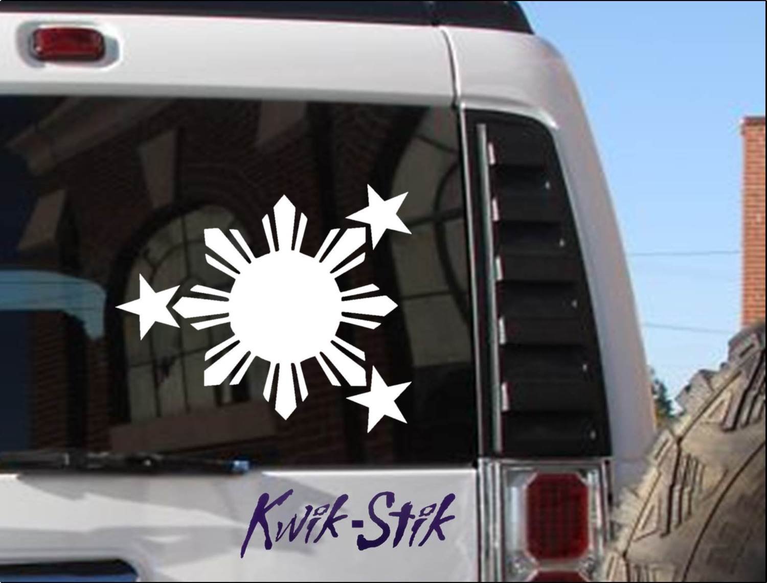 Buy EZSTIK Large Philippines 14" Sticker JDM Vinyl Decal Philippine