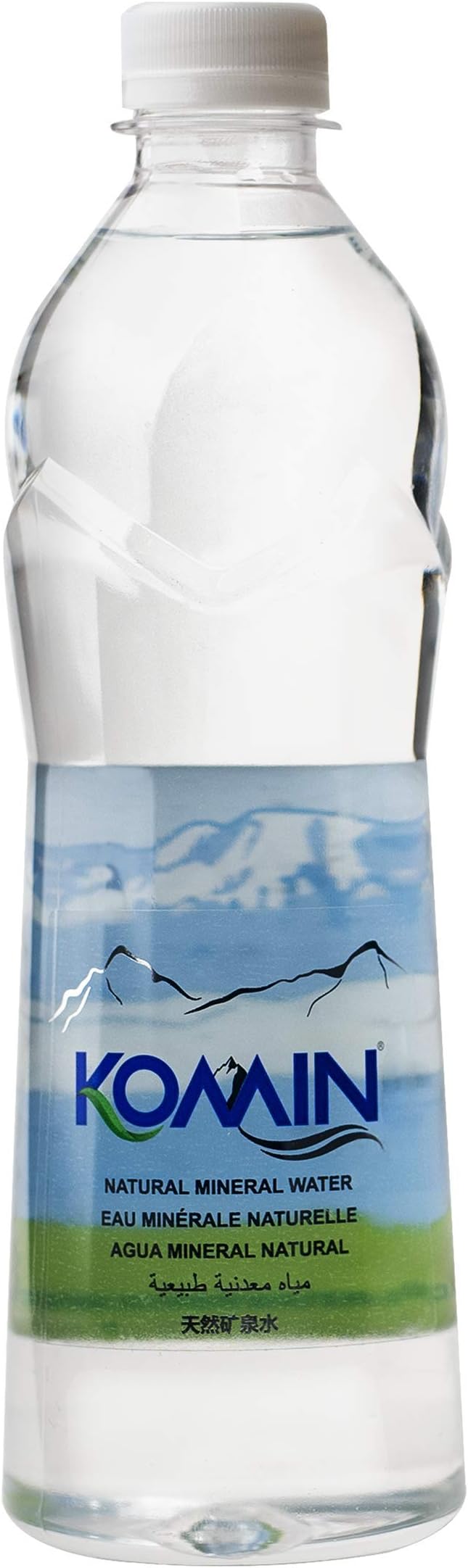 Komin Natural Mineral Water- 500ml (Pack of 24 Bottles) | Naturally Alkaline Water