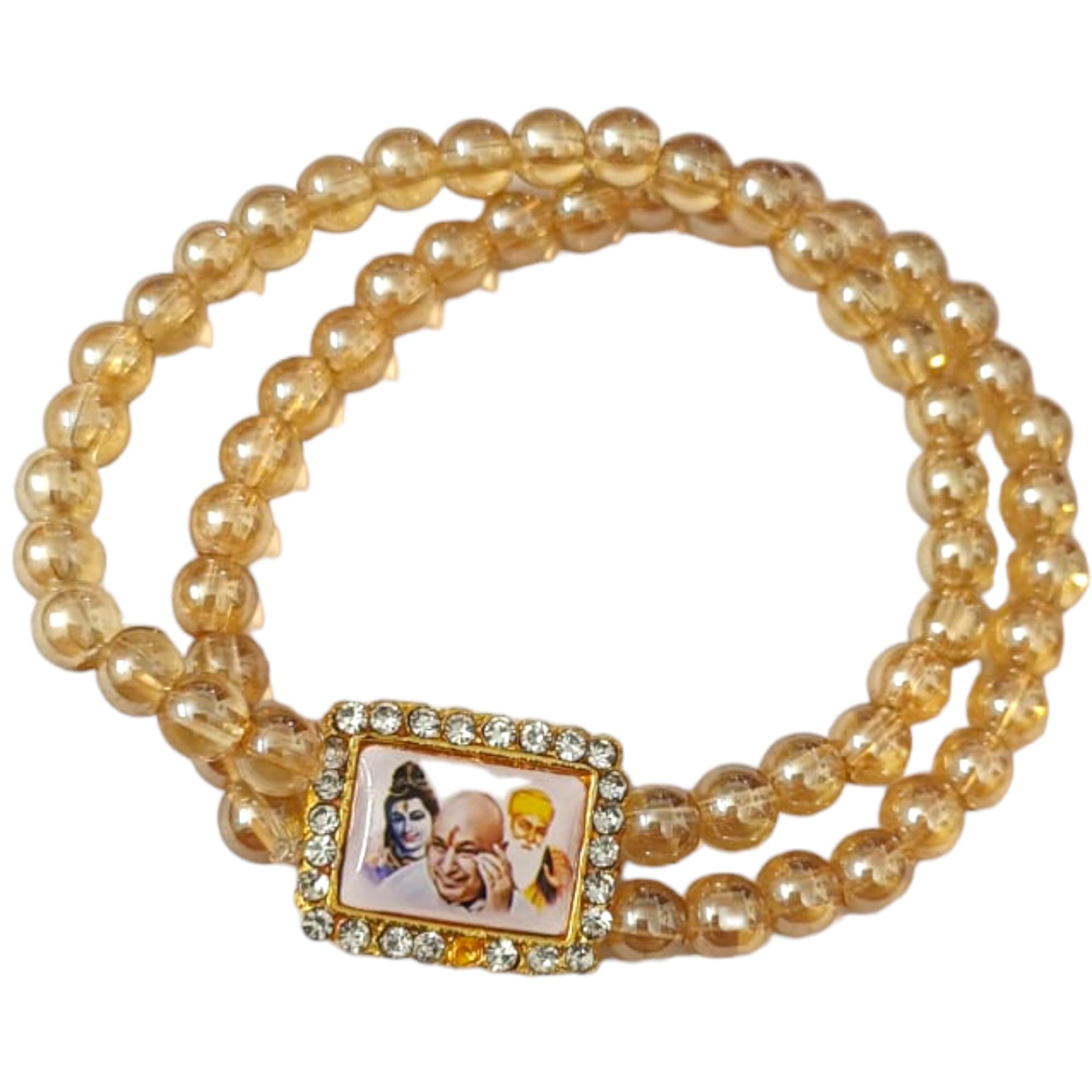 Tickle Cart Guruji Swaroop Braclet with Golden moti | Pack of 1 | *** Limited Stock *** (B0CZJVPPHG) Amazon Price History, Amazon Price Tracker