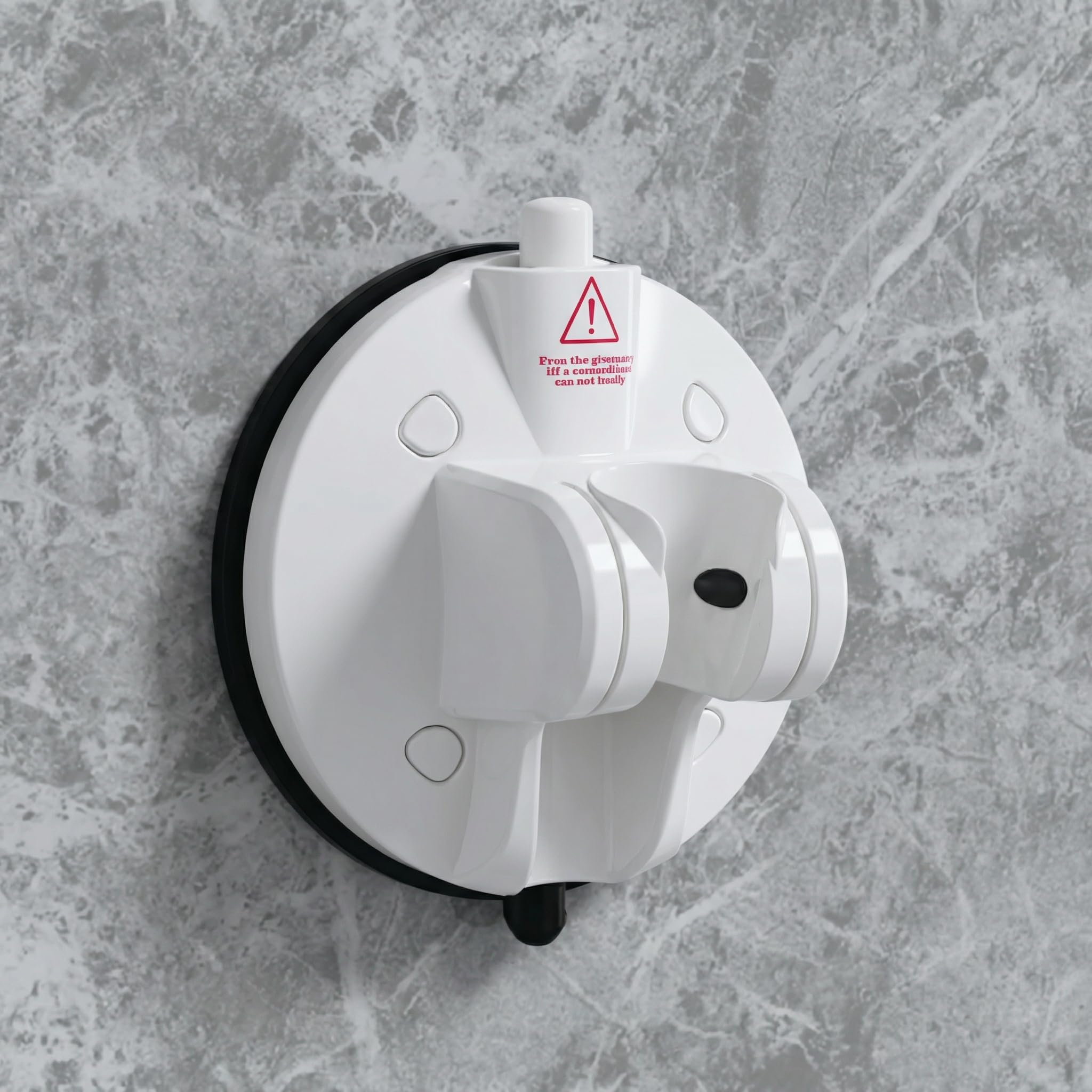 Magicbox Colour-Indicator Suction Cup Shower Head Holder – 85° Adjustable, No Drill Installation, Strong Hold for Bathroom, Tiles, Glass & Caravans