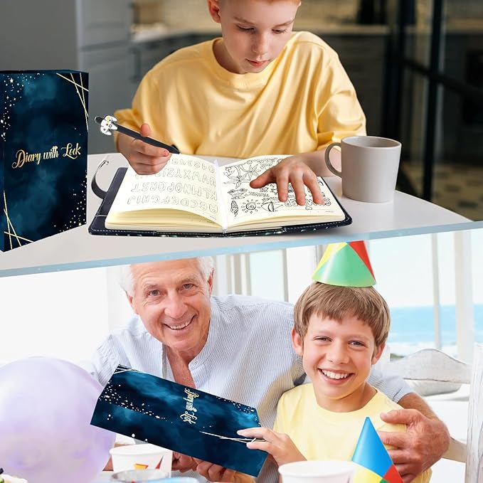 Diario con Candado para Niños 8-12 Años, Cuaderno de Juegos para Adolescentes miniatura 7