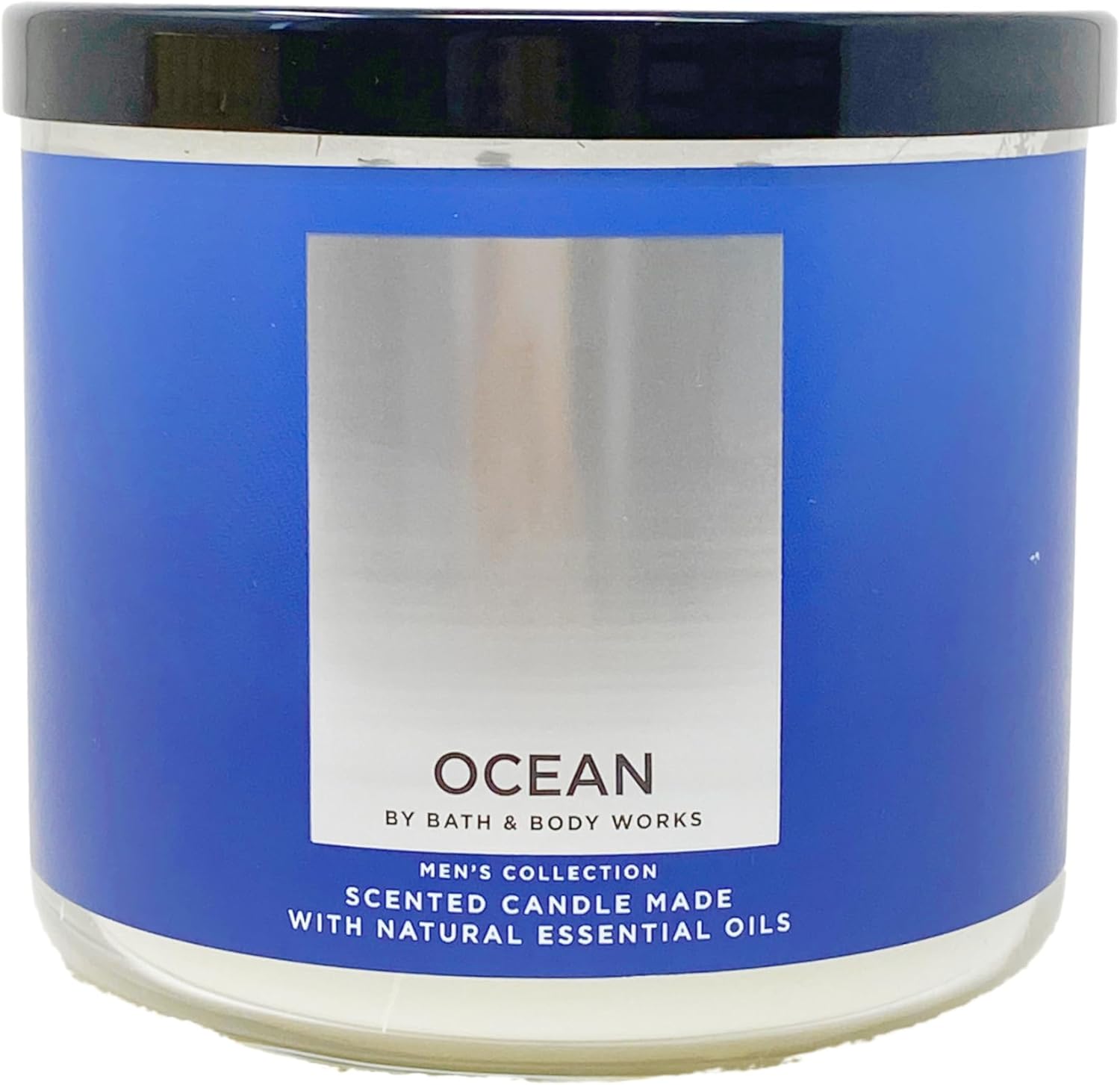 Bath & Body Works Ocean 3-Wick Scented Candle with a Natural Oats Bar Soap - Full Size
