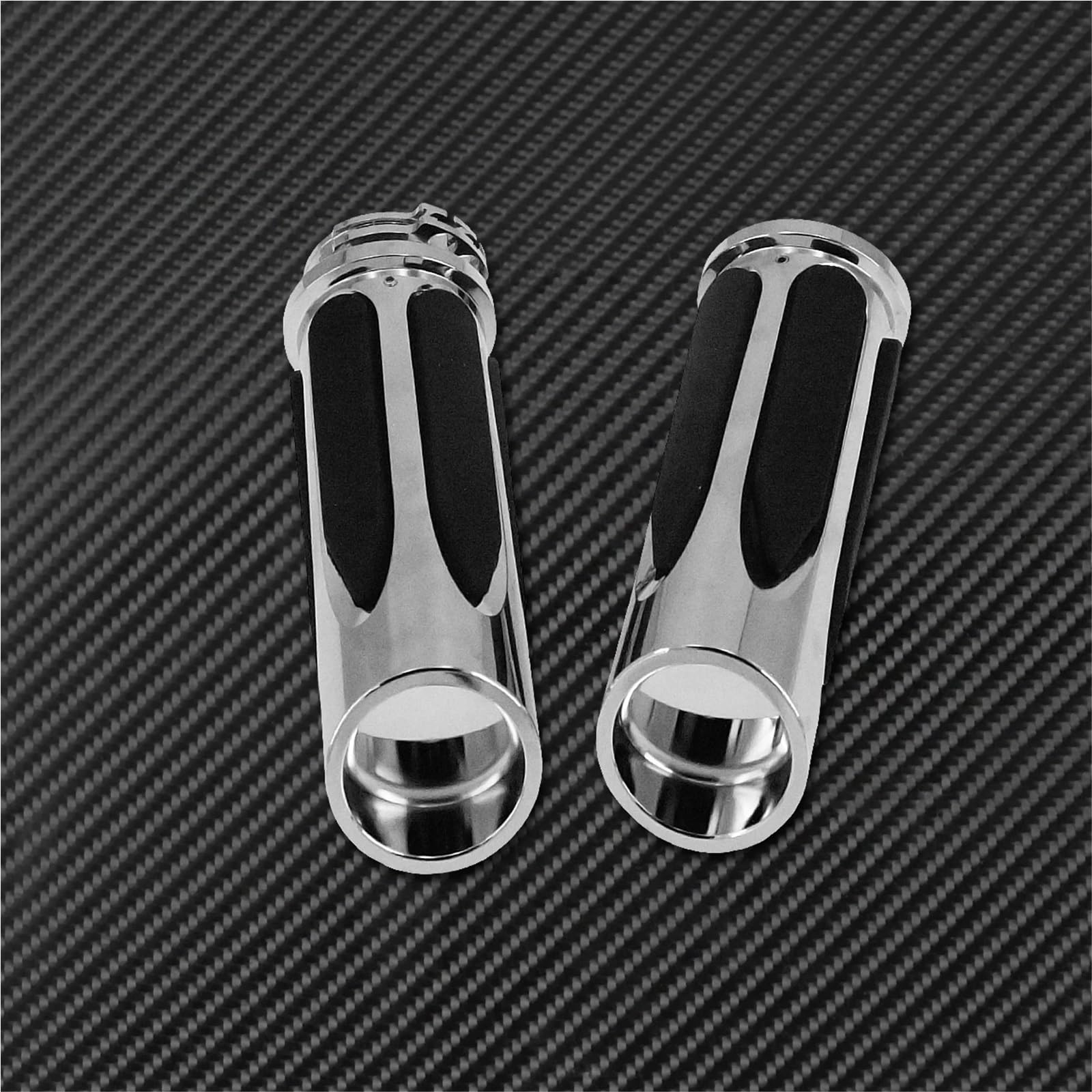 1" uchwyty motocyklowe 25 mm, czarno-chromowane, Pasuje do motocykli Harley Sportster XL Touring FLHR FLHT Dyna Softail V-Rod