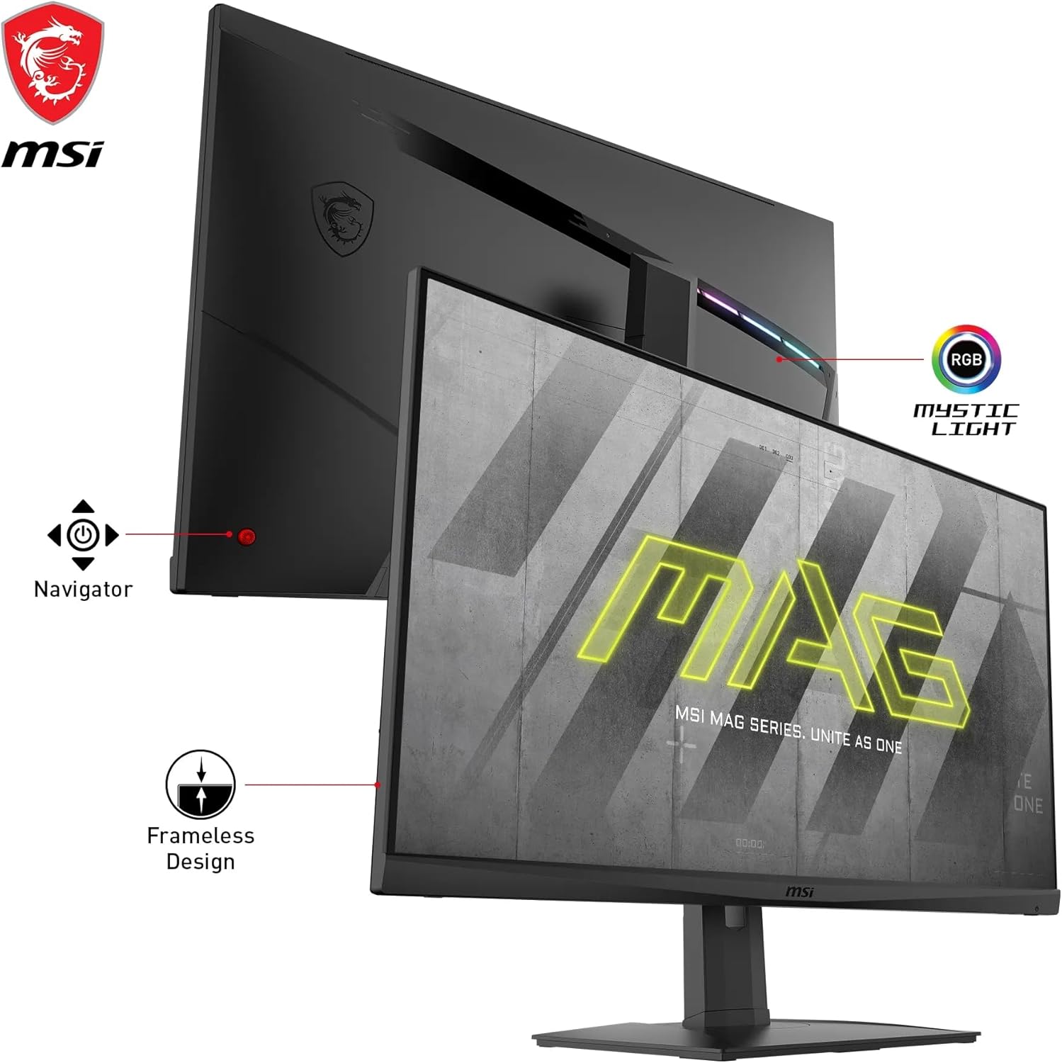 MSI MAG321QR QD – Monitor Gaming Plano 31.5″, IPS, WQHD (2560×1440, 16:9, G-SYNC Compatible, Quantum Dot, Console mode FHD a 120Hz) 4