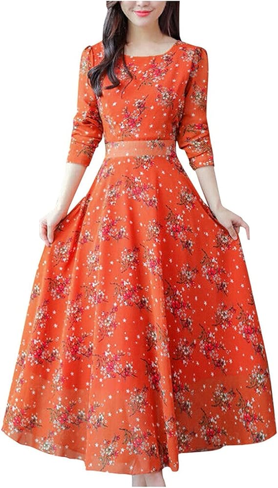 Amazon Co Jp ロングワンピース レディース きれいめ ハイウエスト Aライン 着痩せ ワンピース 半袖 Vネック タイトワンピース レトロ ドレス 大きいサイズ ワンピース 人気 フォーマル おしゃれ エレガント リゾートワンピース お呼ばれ 普段着 旅行 通勤 服