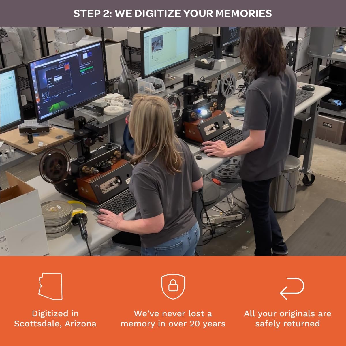 SafeShip Kit with $60 Conversion Reimbursement - Digitally Convert Your Family's Home Movie Films, VHS Tapes, and Irreplaceable Photos