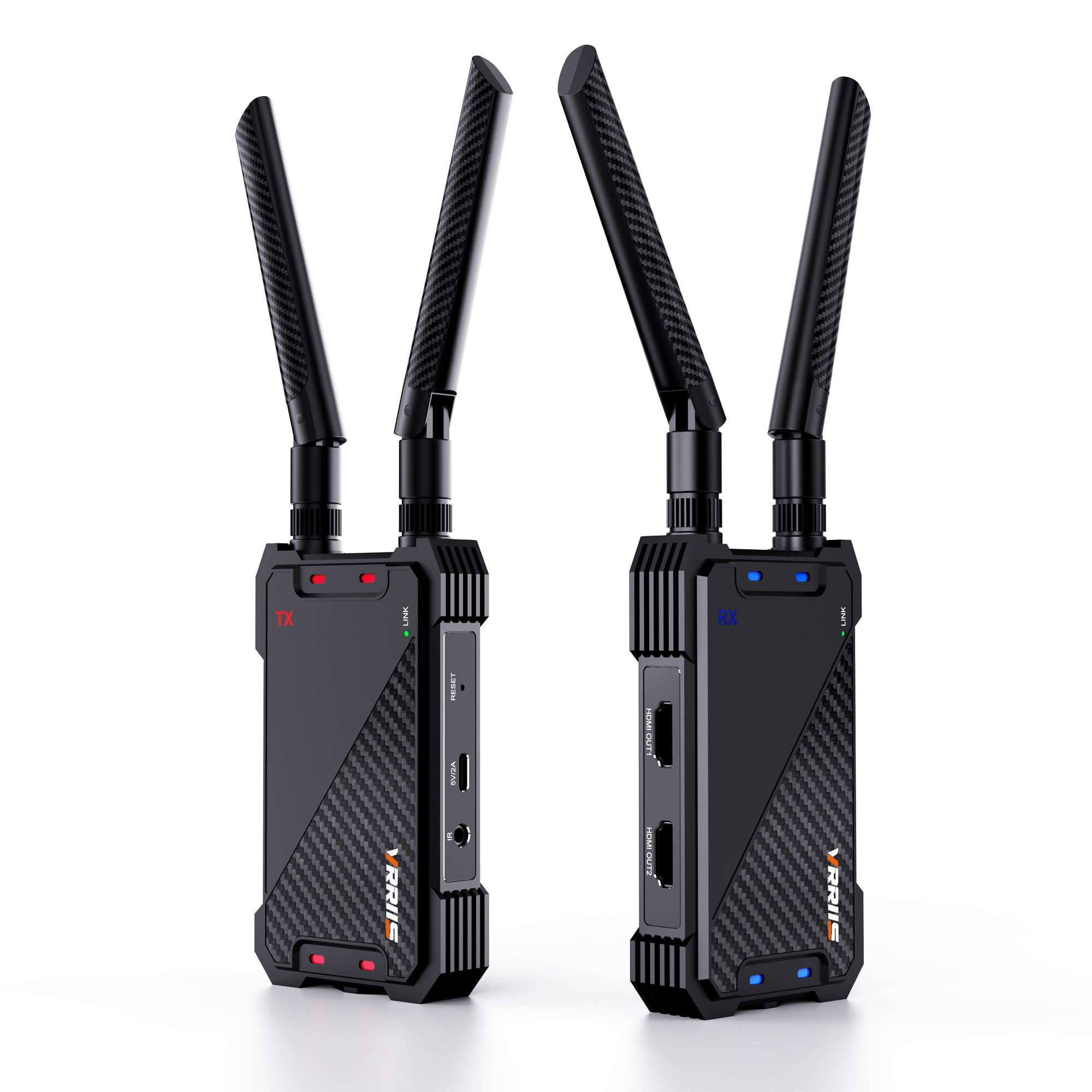 Wireless HDMI Transmitter and Receiver,1300FT Wireless HDMI Extender Kit with Loop Out,1080P Full HD for Streaming from DSLR,Laptop,Setop Box to TV,Projector,IR Remote Control Support