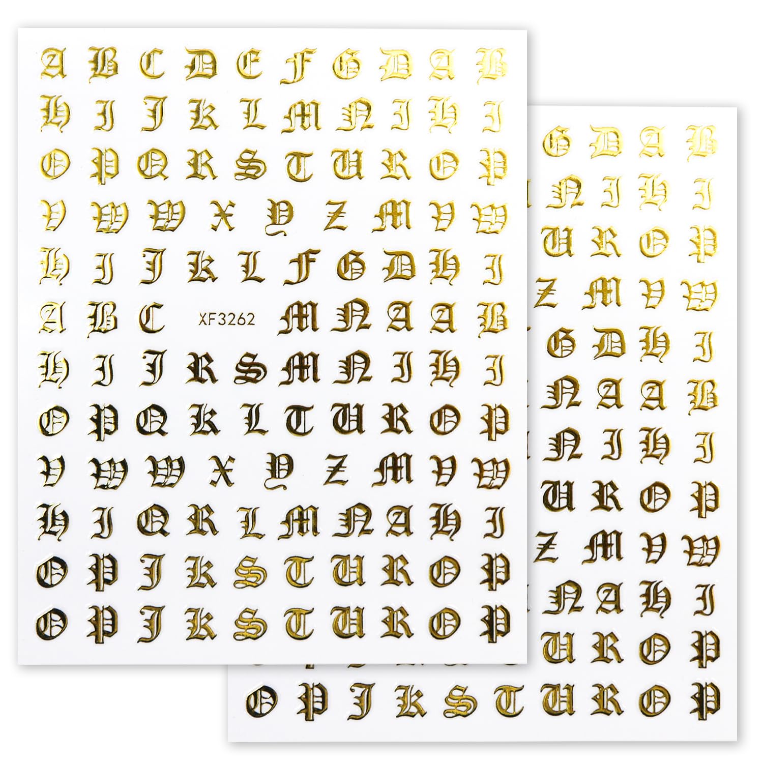 Amazon.co.jp: ネイルシール アルファベット カリグラフィー 英語 文字