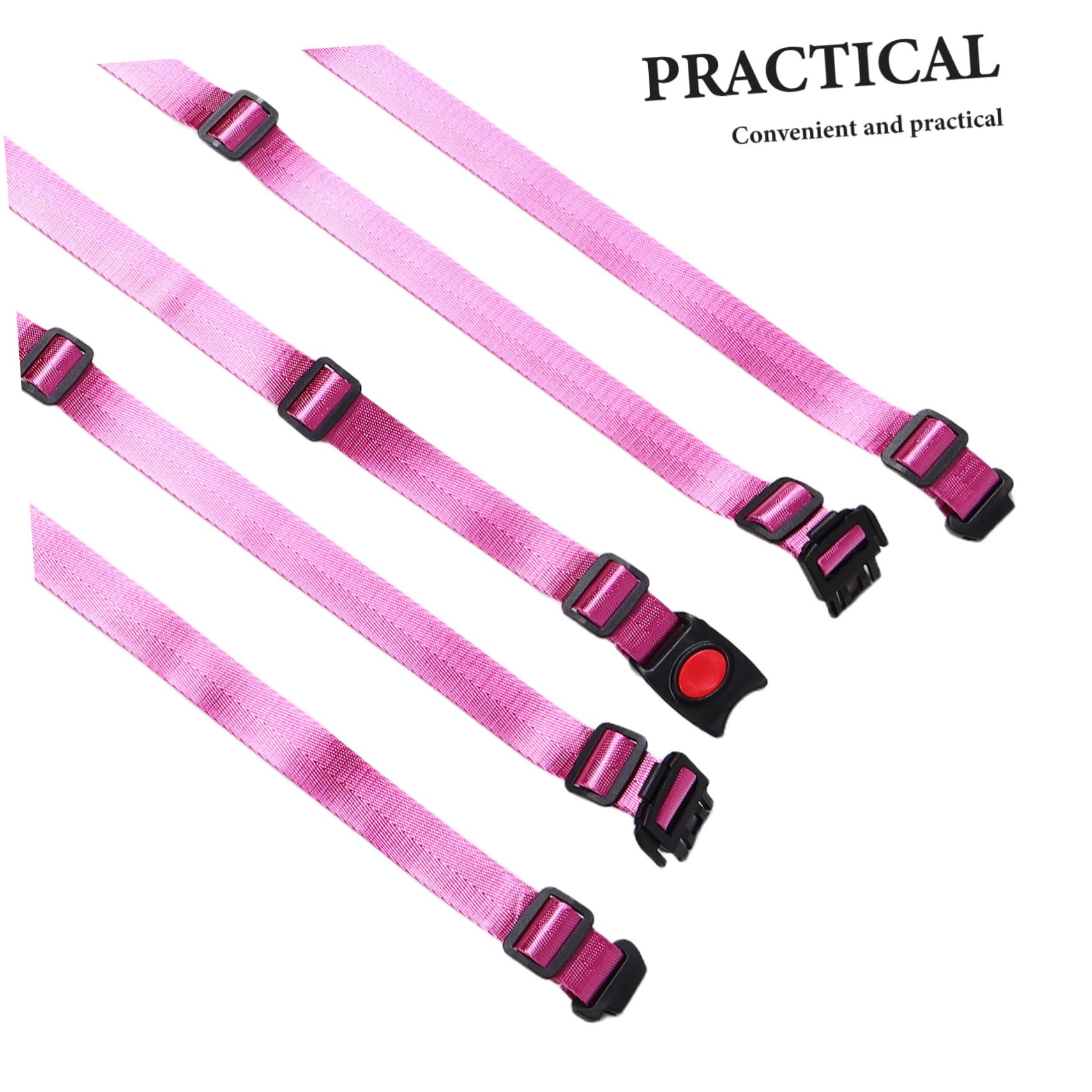 4 Piezas Point Adjustable High Chair Straps Replacement Seat Harness Belt For Stroller And Chair With Quick Release Function