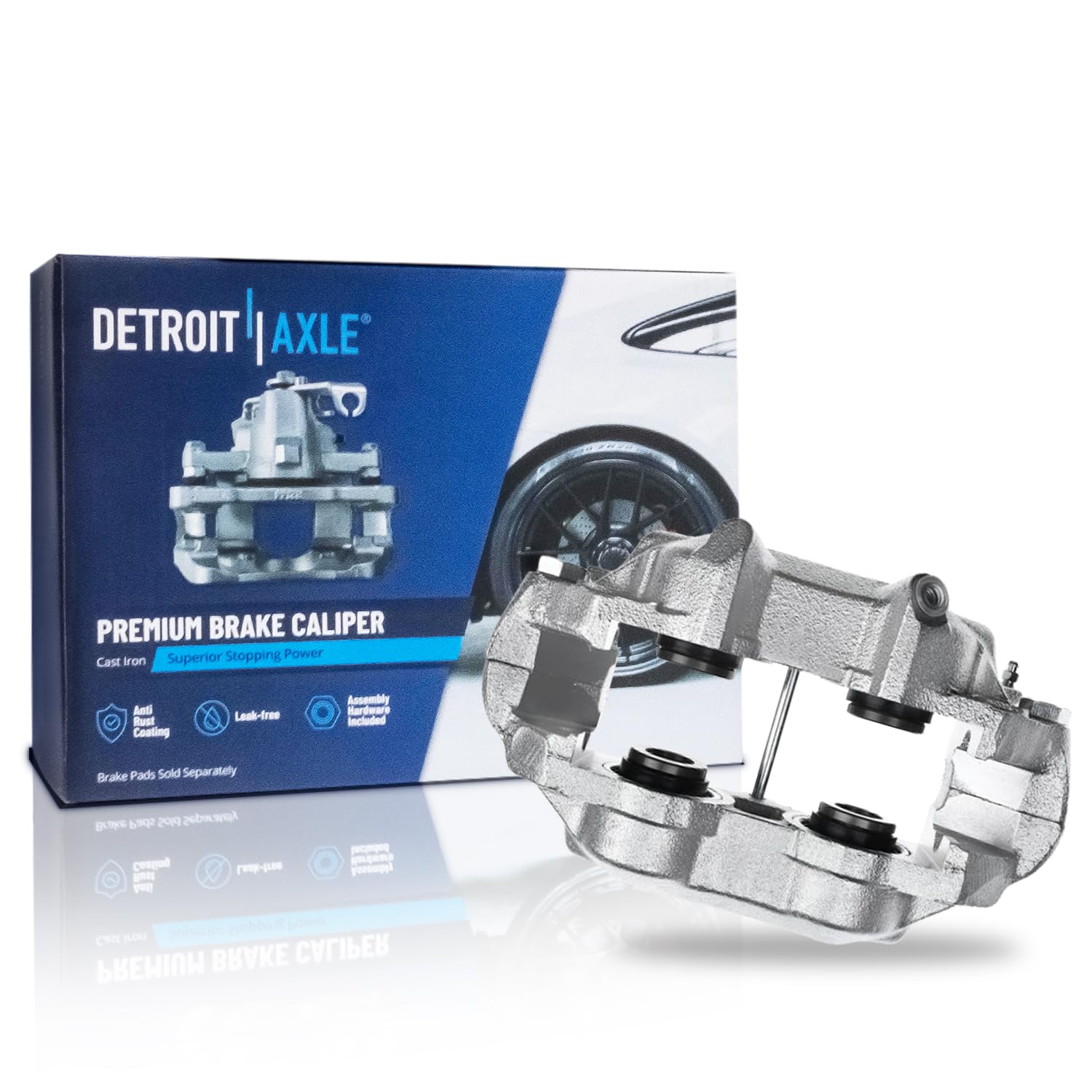 Detroit Axle - Front Right Brake Caliper for 1965-1982 Chevy Corvette