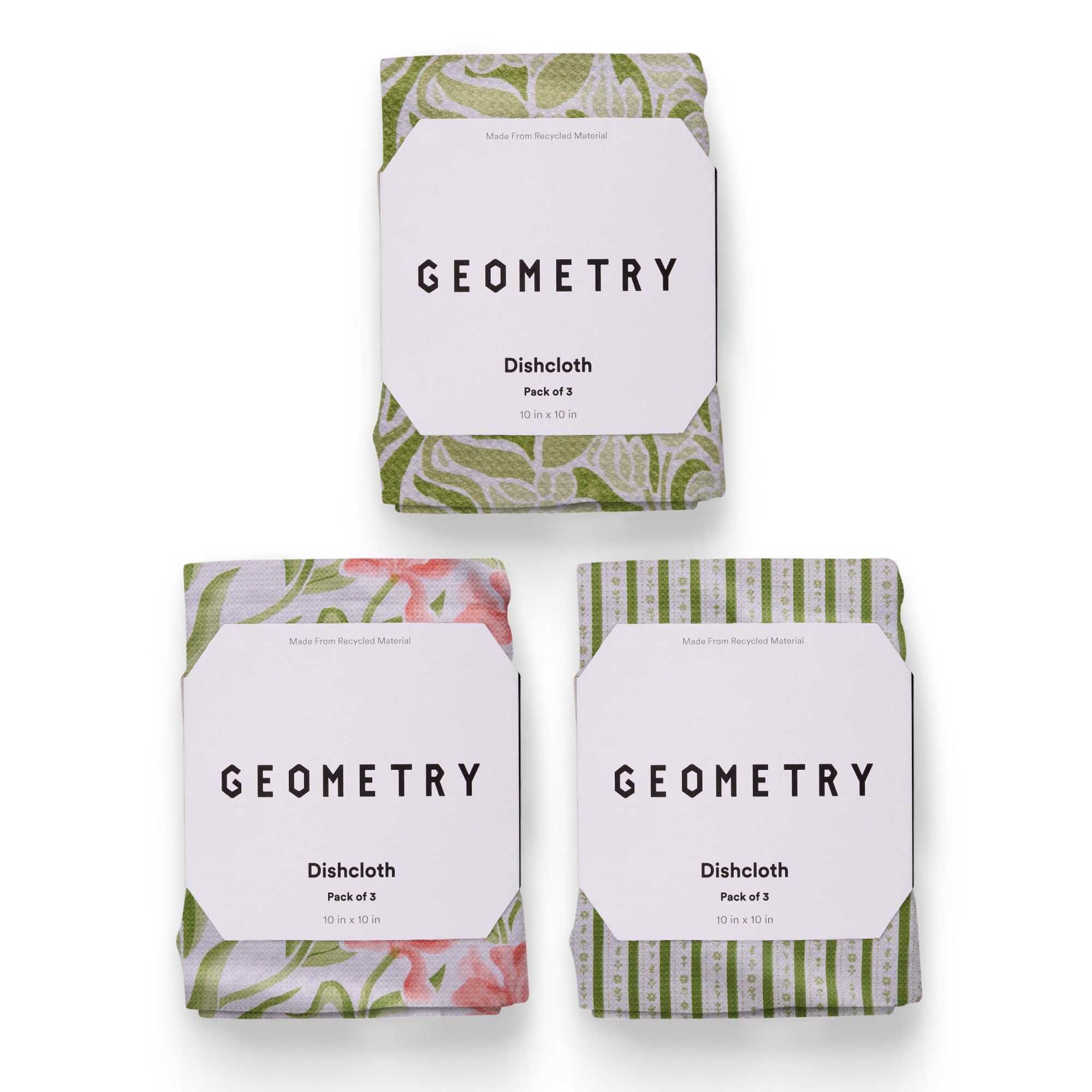 GEOMETRY Kitchen Dish Cloths - Spring & Summer Collection
