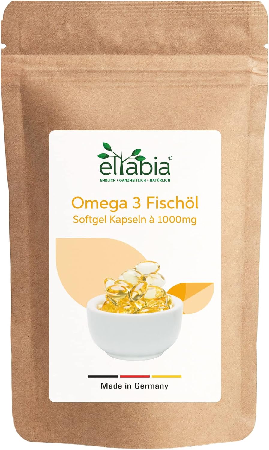 Omega 3 capsules 1000 stuks visolie hoge dosis 3000 mg dagelijkse dosis met 18% EPA & 12% DHA | essentiële vetzuren uit anchois