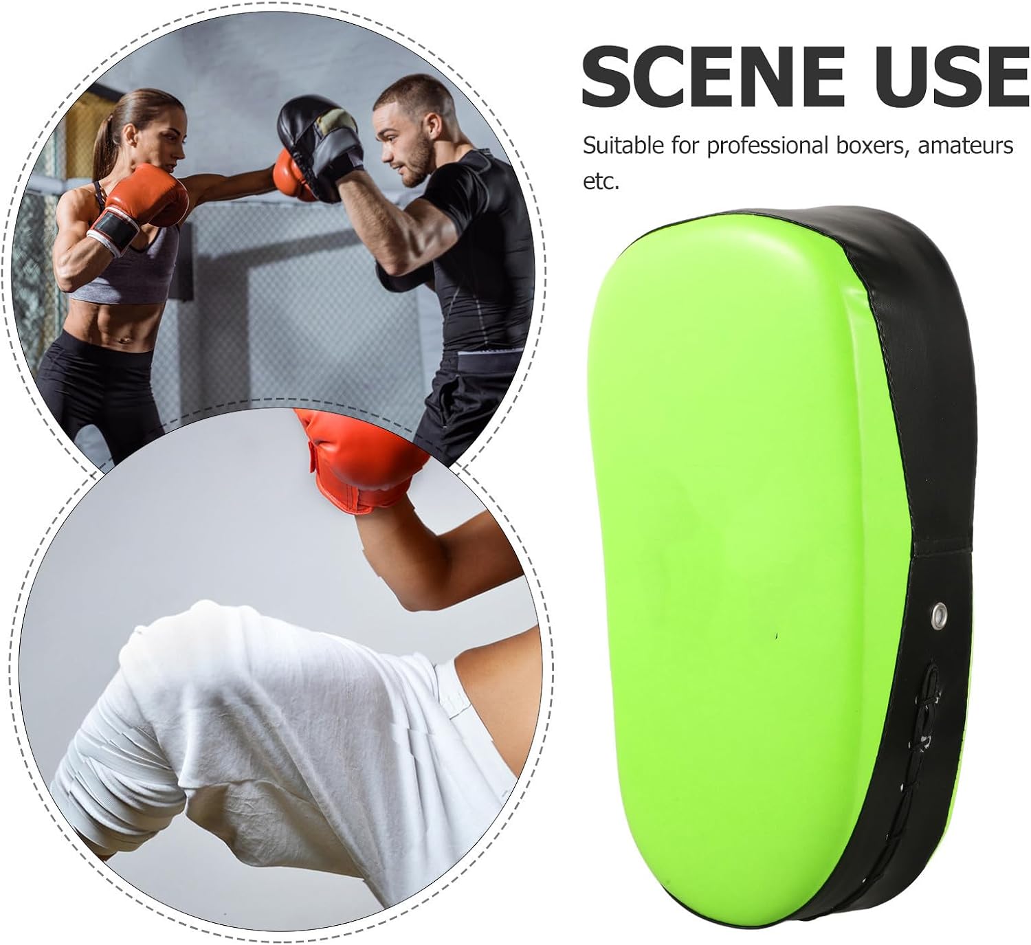 Adjustable Height Curved Kicking Shield Made of Sturdy Pu Material for Intense Workouts and Taekwondo Training, Portable Boxing Pad for Effective Martial Arts Practice