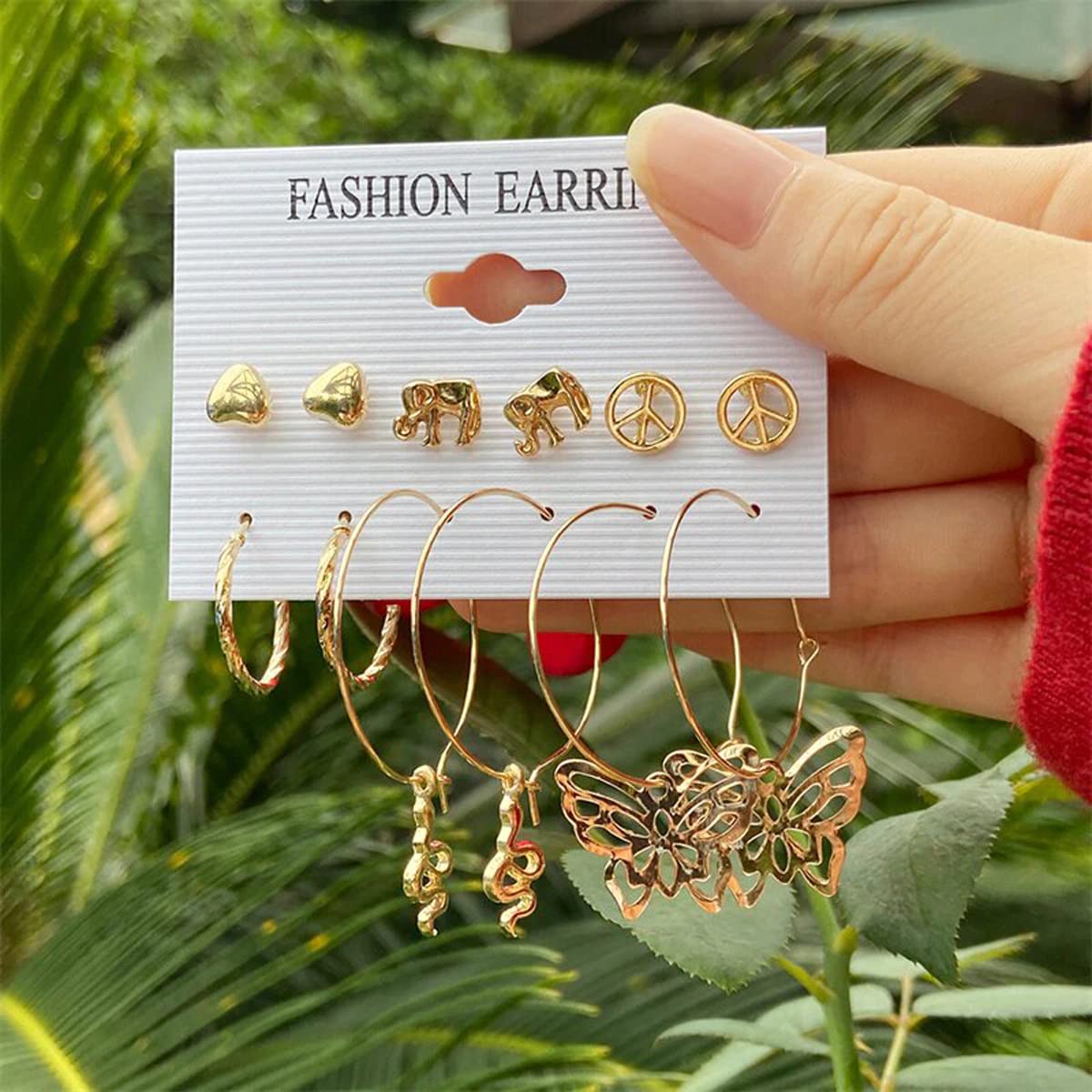 Gold-Plated Drop Earrings JG-PC-ERG-8669