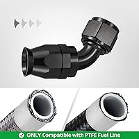 Vista 143 de EVIL ENERGY 6AN PTFE Manguera de extremo recto en color negro para manguera PTFE únicamente