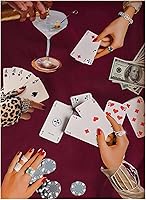 Vista 17 de KICHANG Kits de Pintura de Diamante Blanco Retro para Adultos, Arte de Diamante 5D, Kits de Arte de Diamante Redondos de Punto Completo