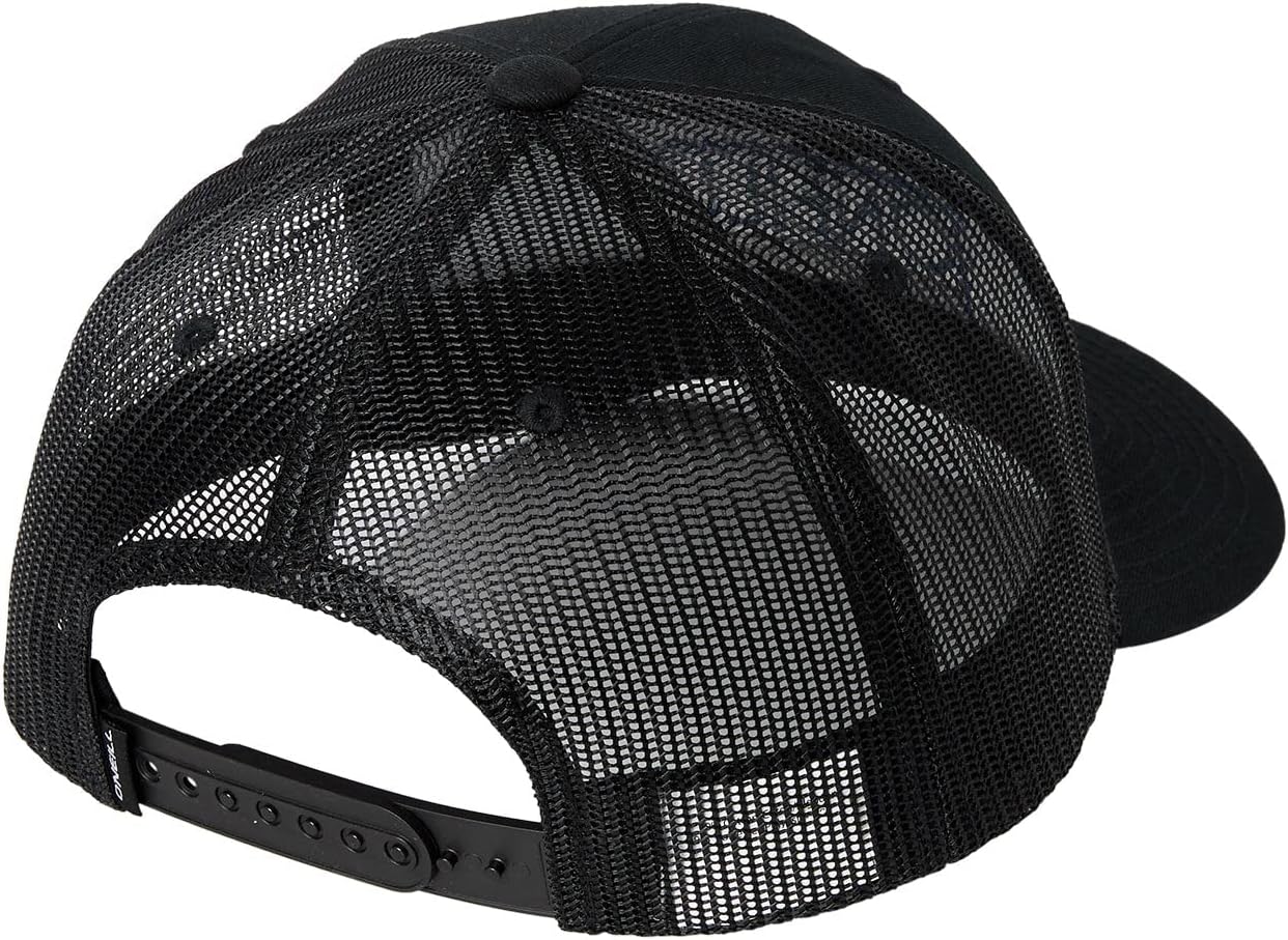 Mens Snsc Box Trucker Baseball Hat, Black