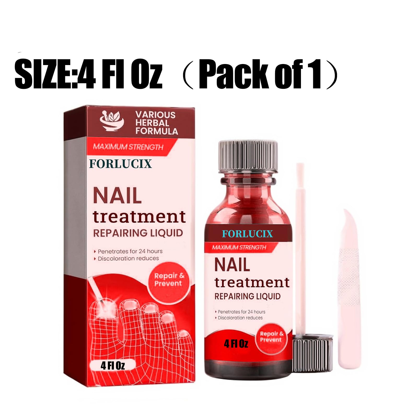 Extra Strength,4 Fl Oz(Pack of 1),Red