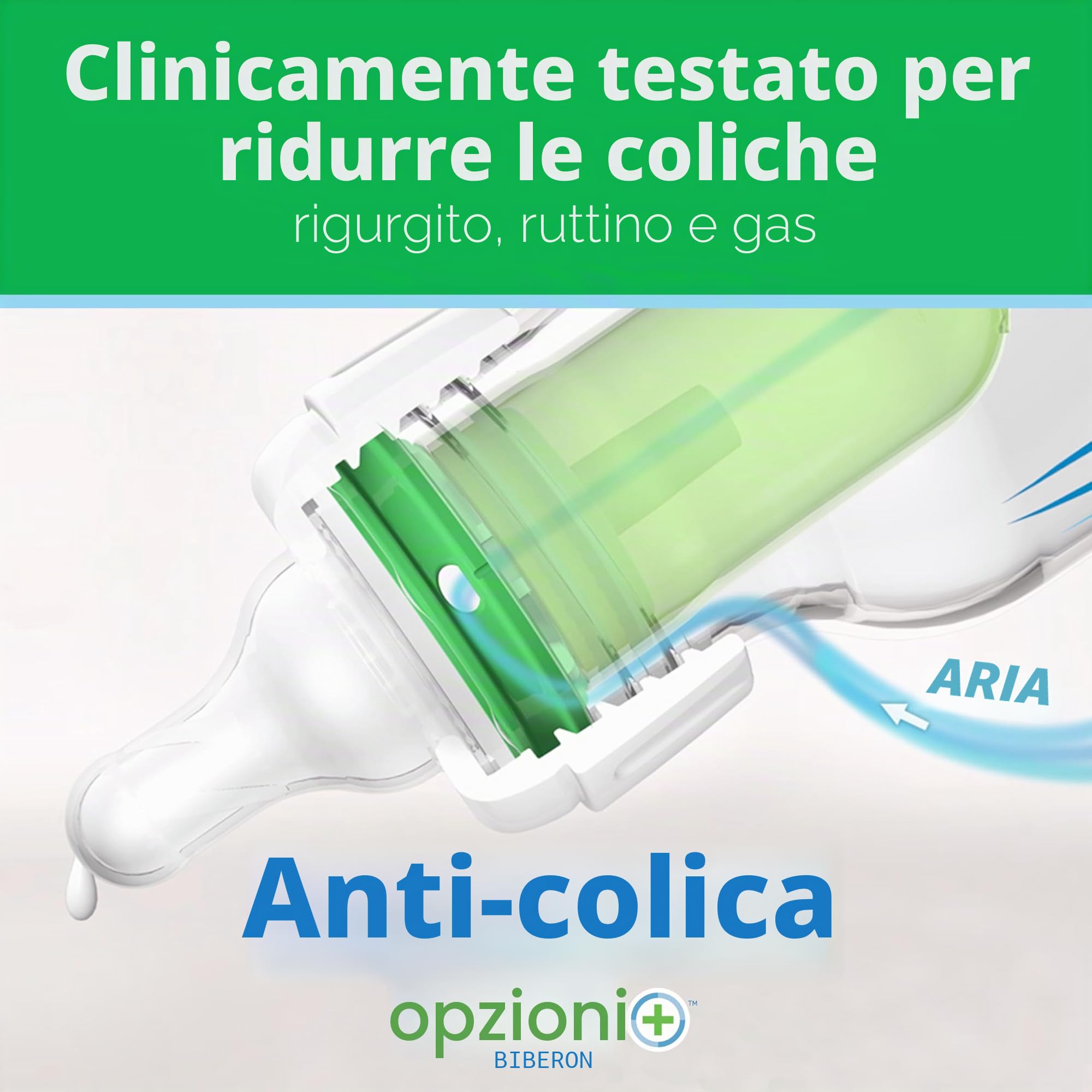 Dr. Brown's Anti-Colic Options+ Narrow Glass Baby Bottle with Level 1 Slow Flow Nipple, BPA-Free, 4 oz/120mL, 4-Pack