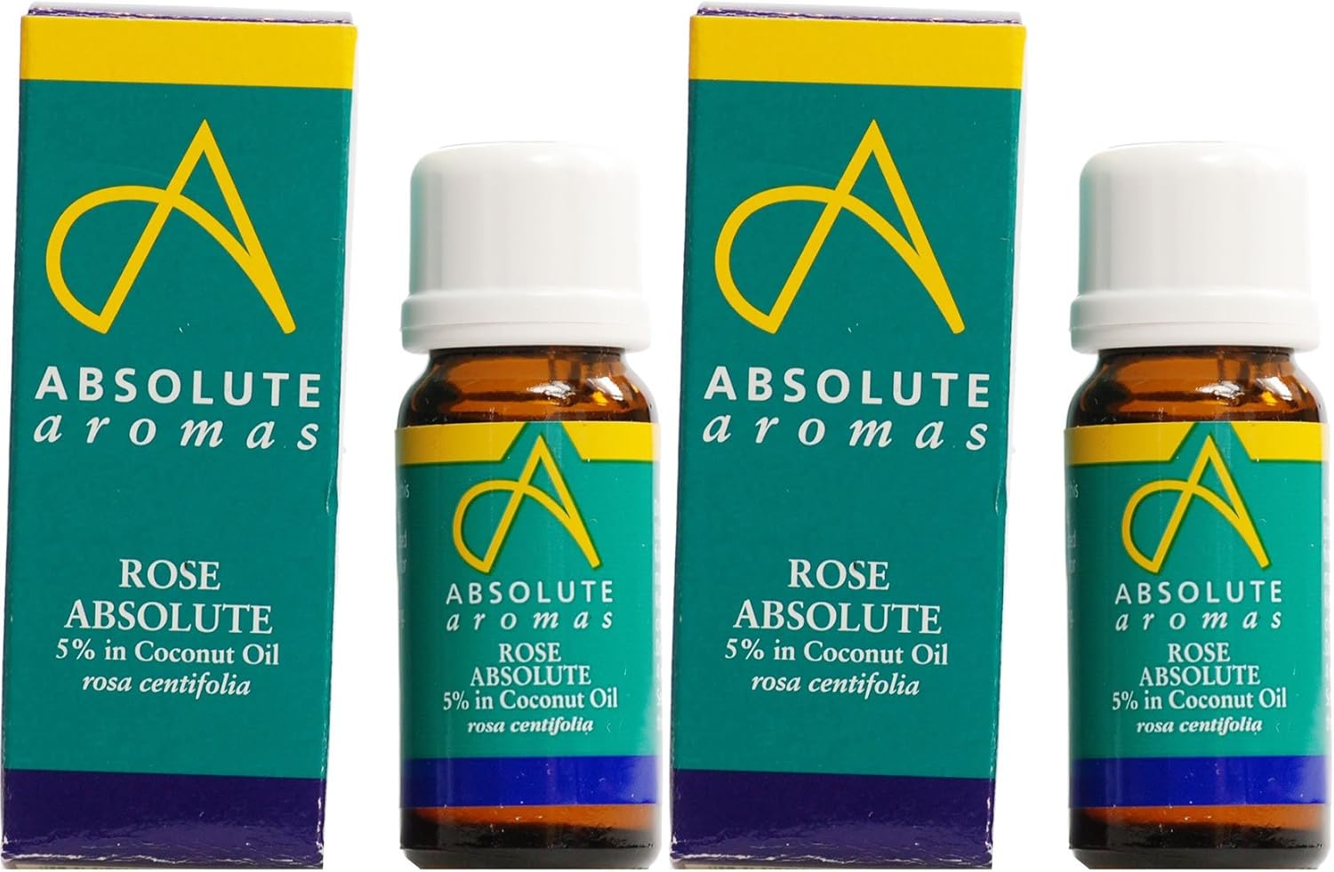 (2 Pack) Absolute Aromas Rose Otto 3 Dilution Oil