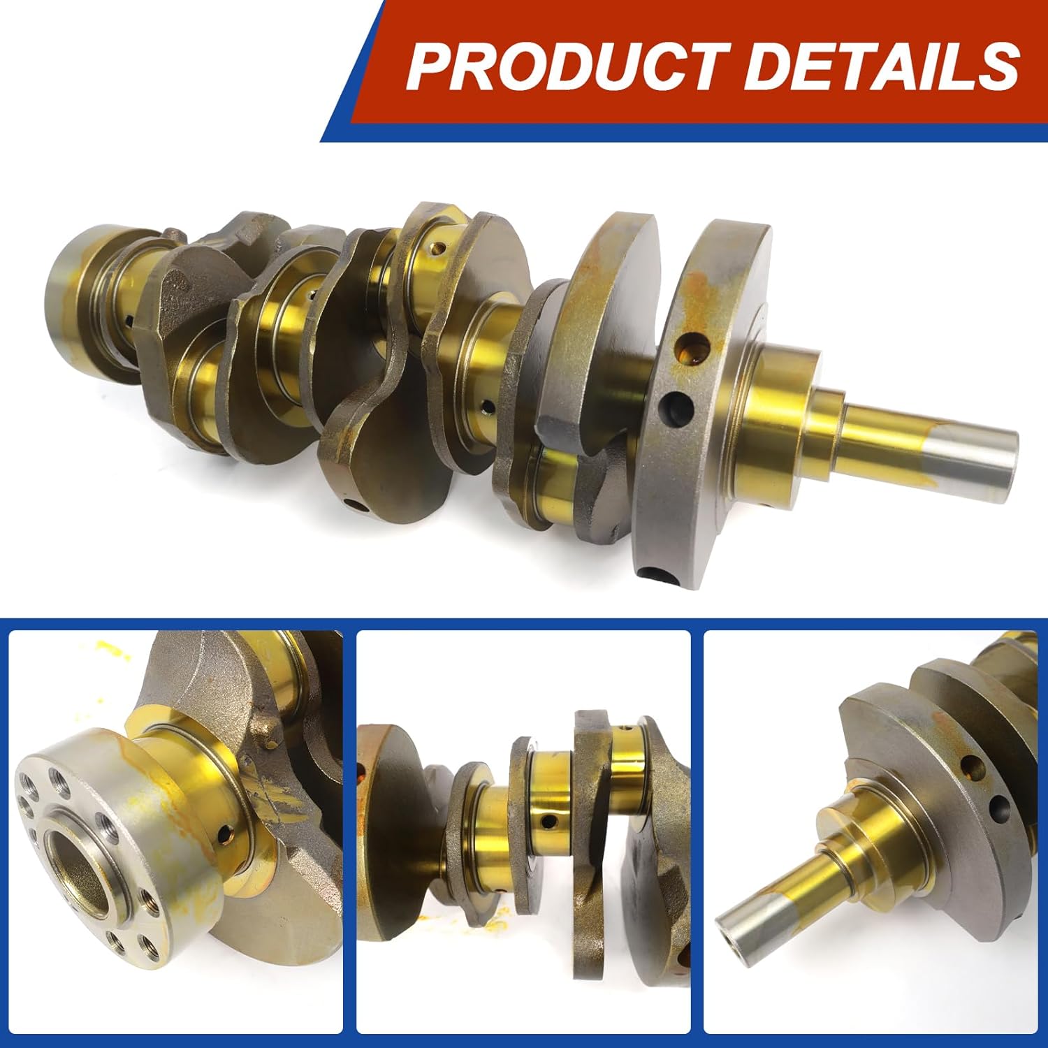 3.3L G6DH Engine Rebuild Overhaul Kit Fit for 2013-2019 Hyundai Santa Fe Azera, for 2011-2019 Kia Sorento Sedona Cadenza, With Crankshaft Connecting Rod & Piston Head Gasket Set 23510-3L100