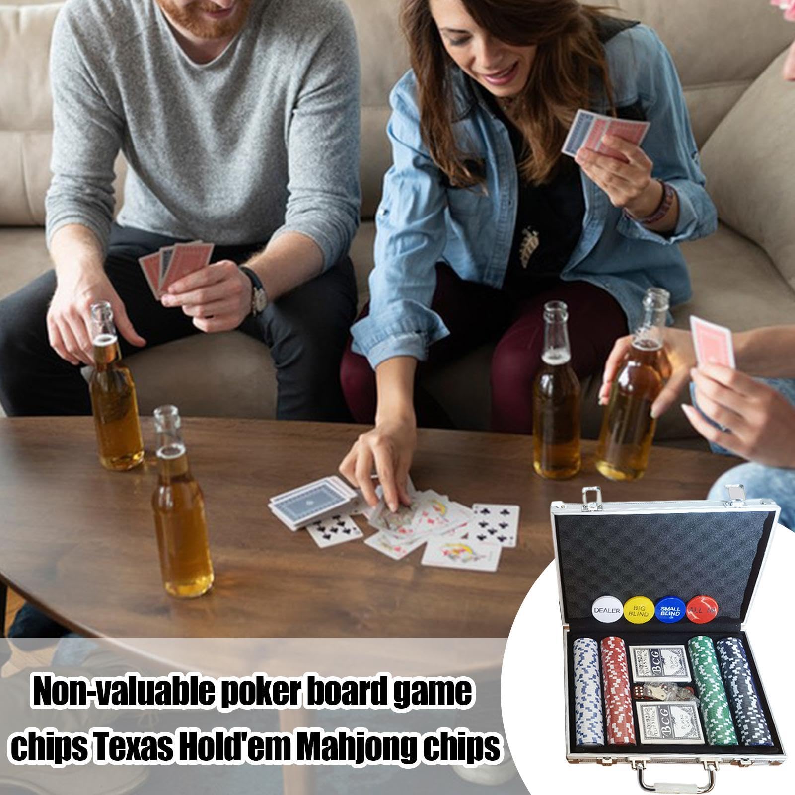 Set Di Fiches Da Poker Per Texas Hold'em, Contatori Di Conteggio Fiches Da