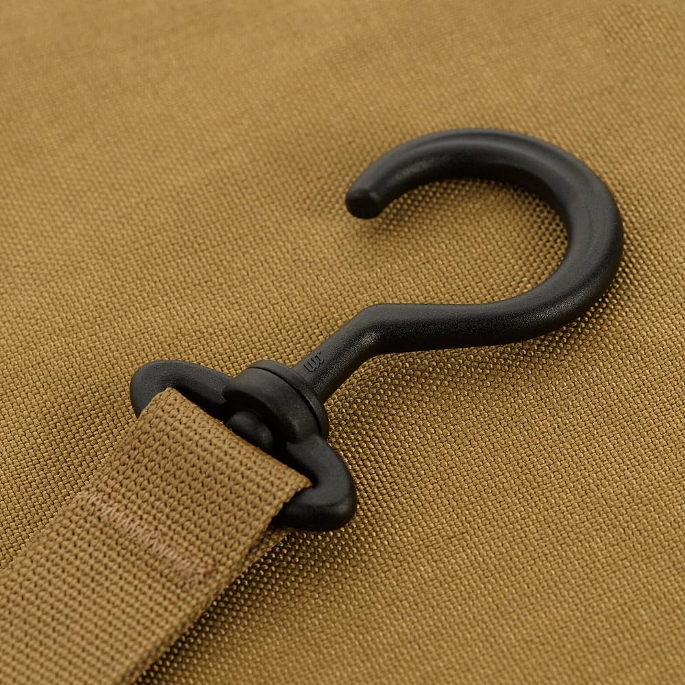 M-Tac Taktyczna kosmetyczka Elite Gen.II – podróżna i wojskowa kosmetyczka, Cordura 500D, wodoszczelna, kompaktowa, do użytku na zewnątrz, na kemping, Bundeswehrę i Airsoft, Coyote
