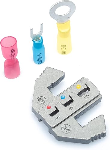 Miniatura 126 de Wirefy Herramienta de engarce para conectores termorretráctiles, engarzadora de alambre de trinquete, alicates de engarce, para terminales de A1