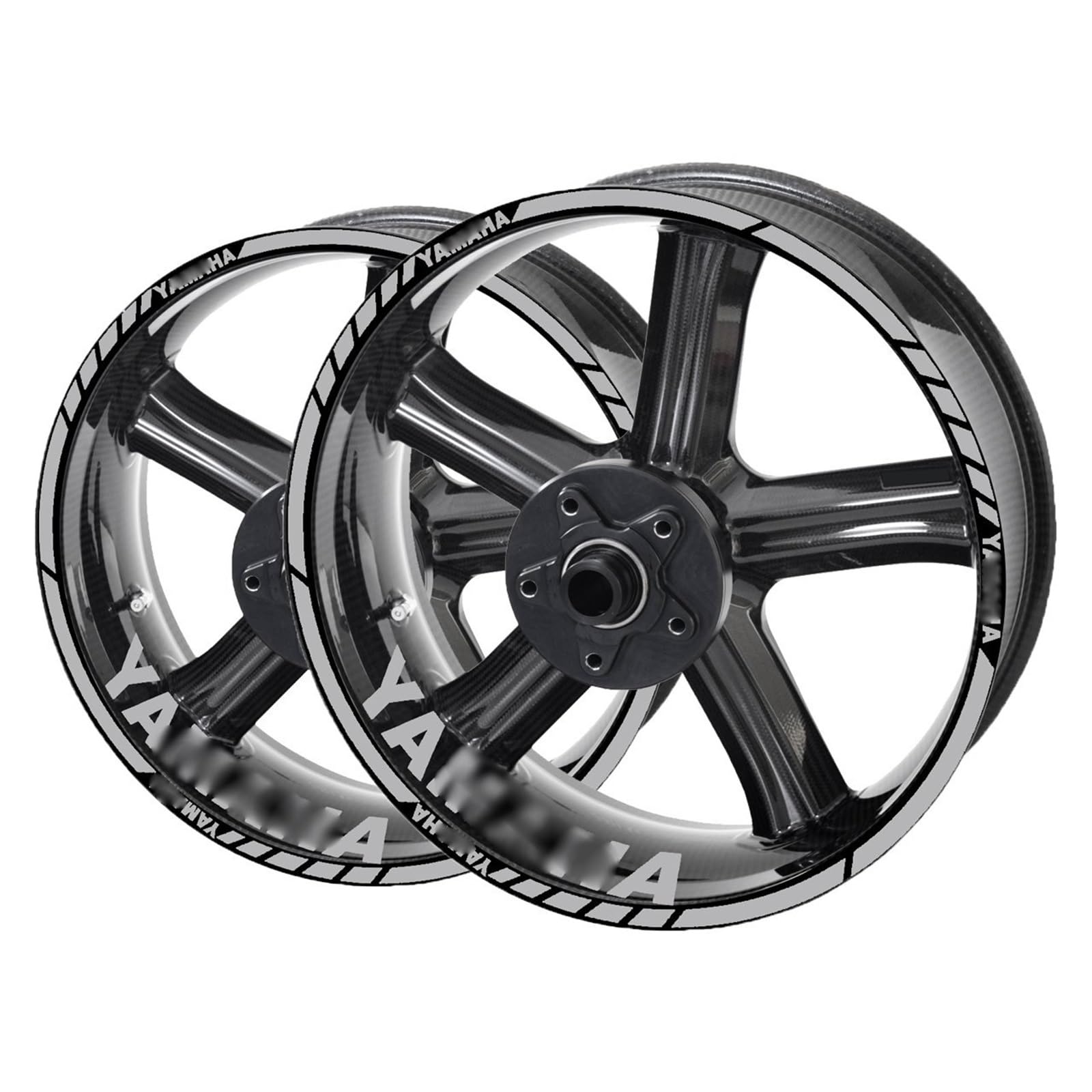 for for YZF for R1 for R3 for R15 R1m for R6 for Mt07 for Mt09 for FZ6 for R15 for Wr450f for Hp4 Sticker Wheel Rim Decal(21)