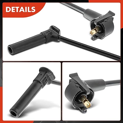 Miniatura 8 de A-Premium Juego de 6 cables de bujía de encendido compatibles con Ford Explorer 2002-2010, Explorer Sport Trac 2007-2010 y Mercury Mountaineer