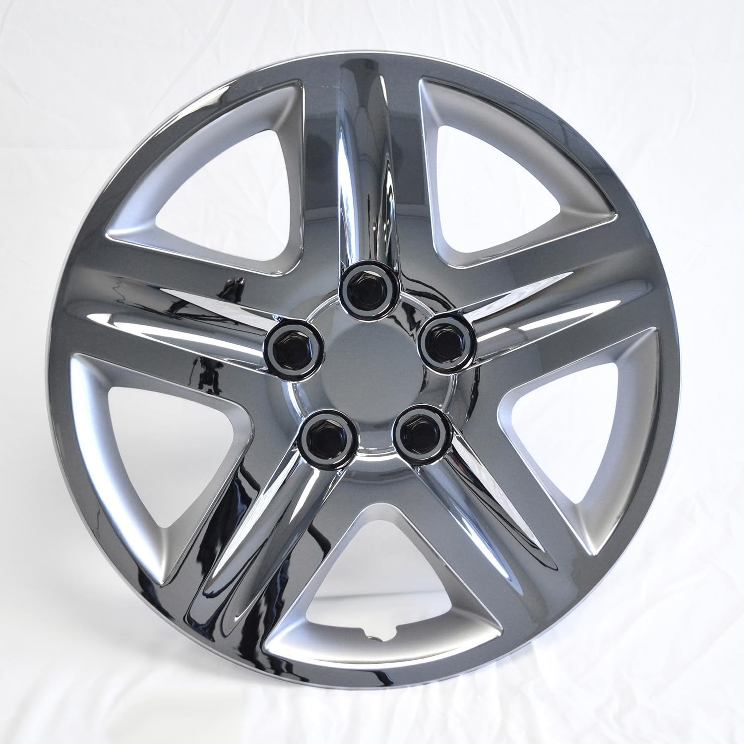 Upgrade Your Auto Set of Four 16' Chrome Hubcap Wheel Covers for Chevy Impala 2006-2011 (Push-on)